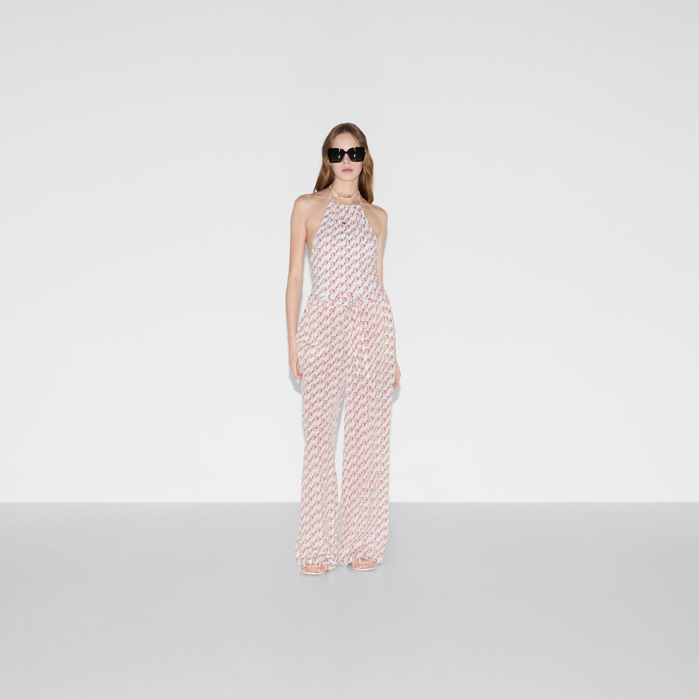 Printed silk pants - 2