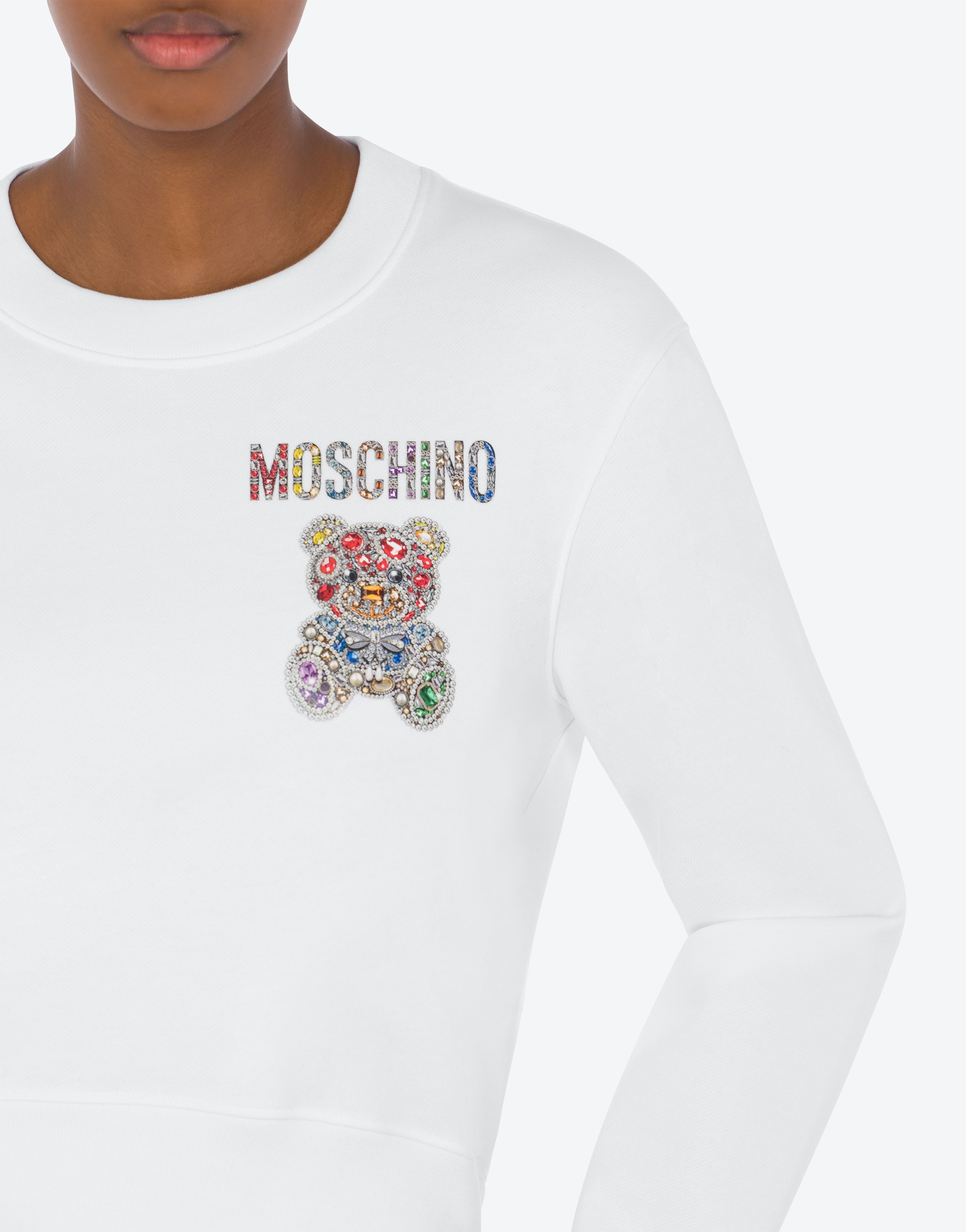 JEWEL TEDDY BEAR ORGANIC COTTON SWEATSHIRT - 4