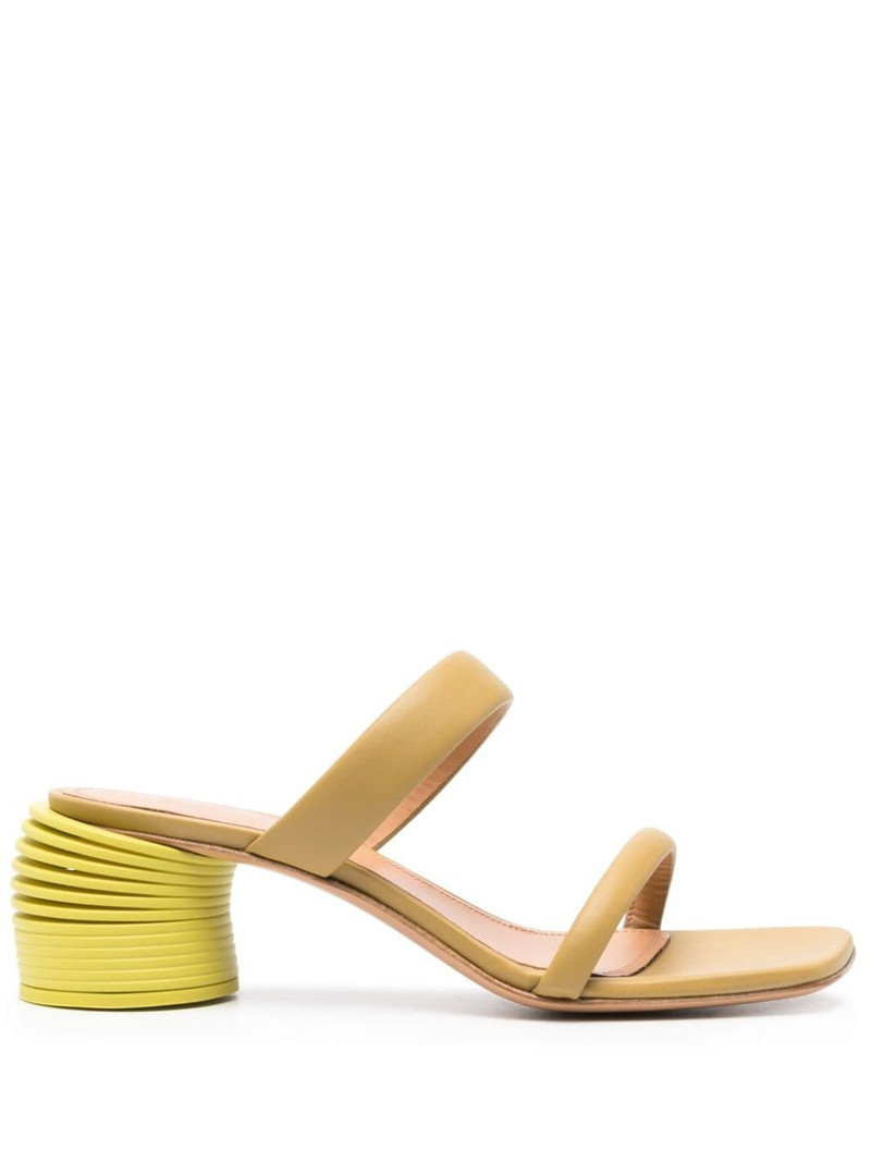 Spring 55mm leather mules 1