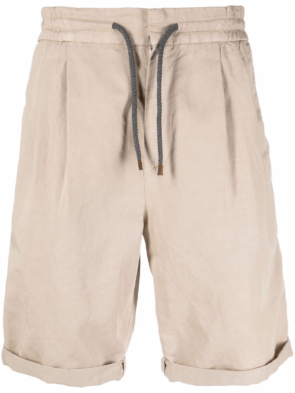 drawstring chino shorts - 1