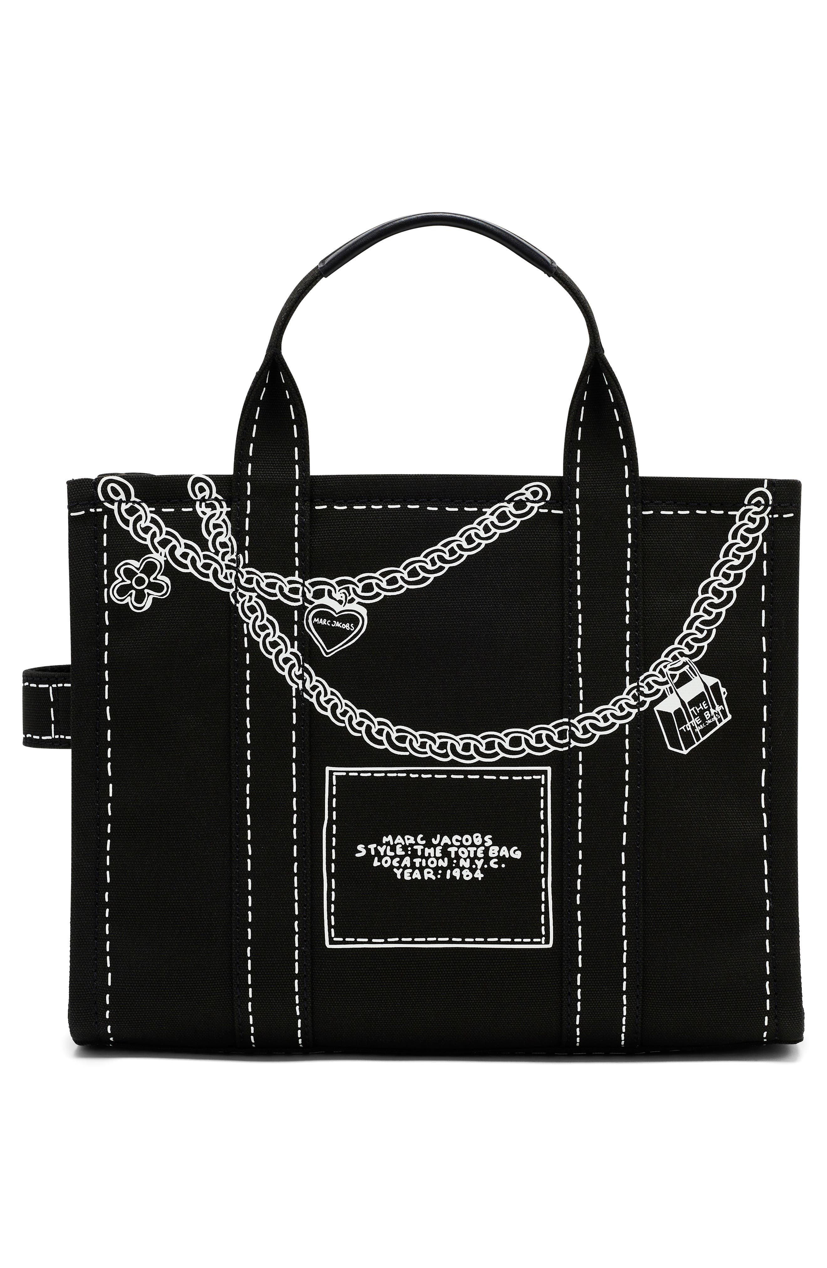 Marc Jacobs The Medium Canvas Tote in Black Multi at Nordstrom - 2