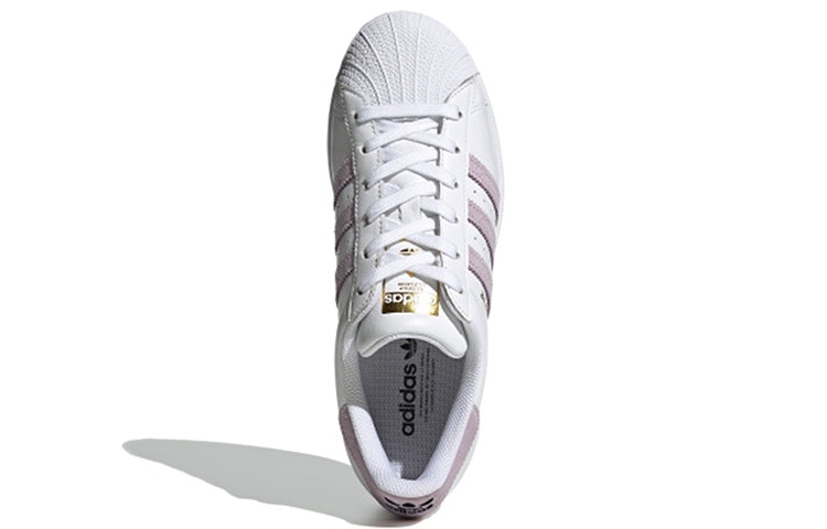 (WMNS) adidas originals Superstar 'White Purple' FW3567 - 5