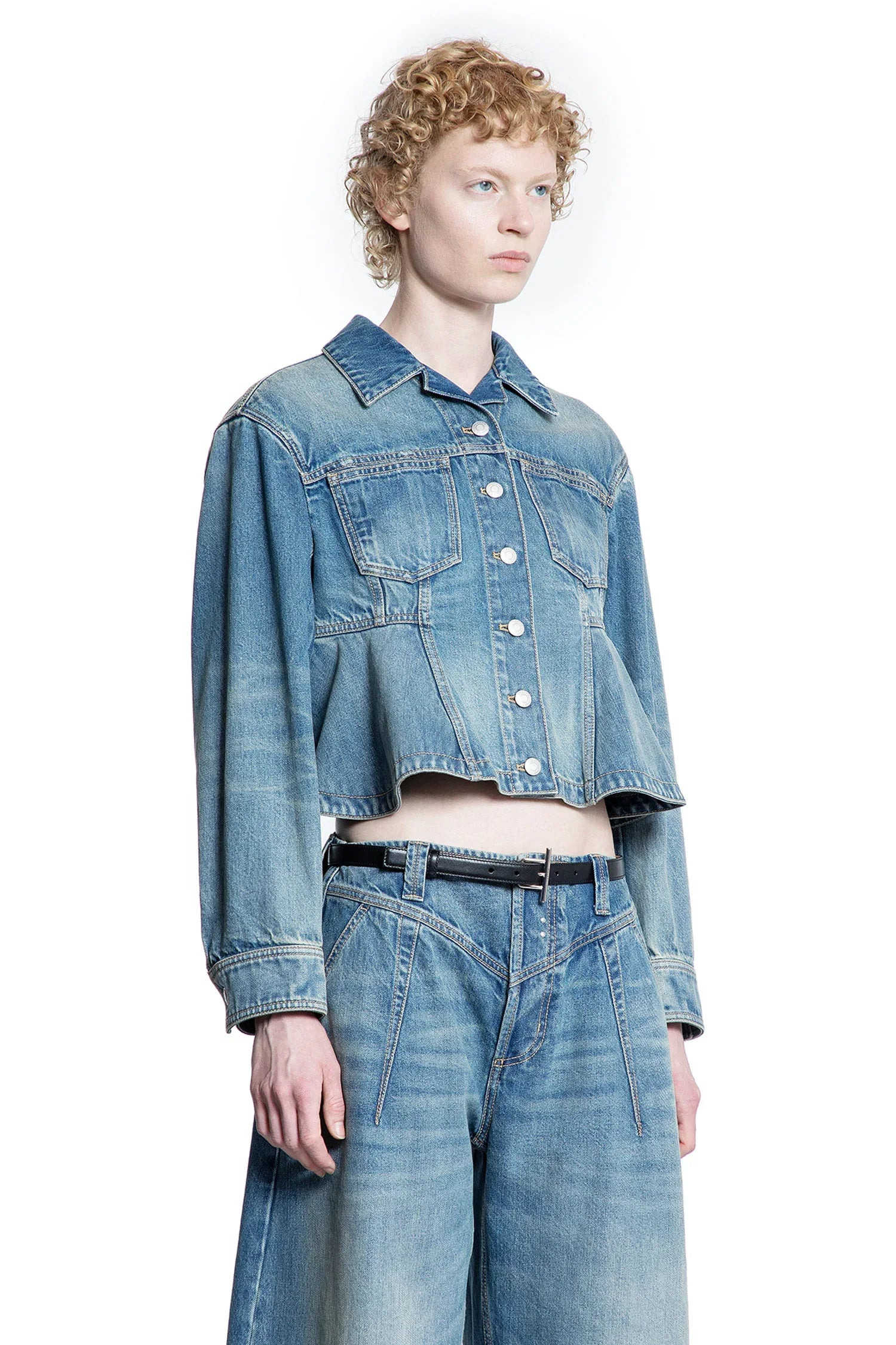 Denim-Peplum-Jacket - 2