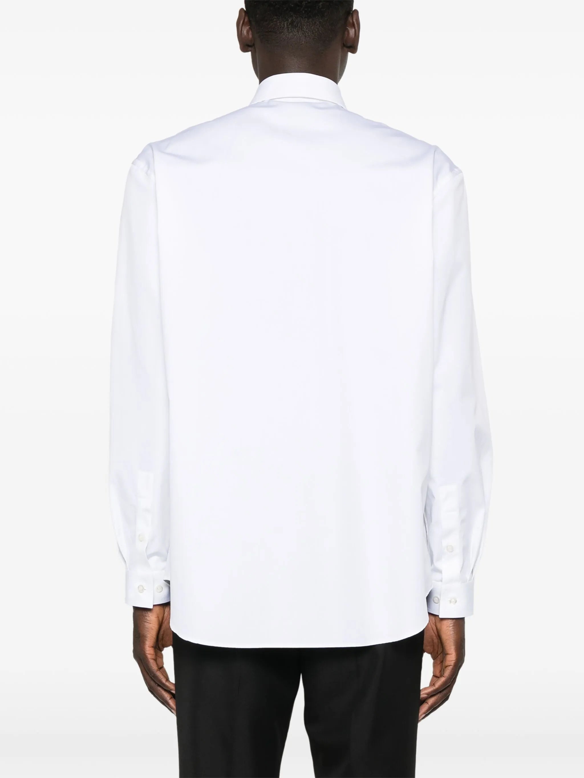 Logo-appliqué Cotton Shirt - 5