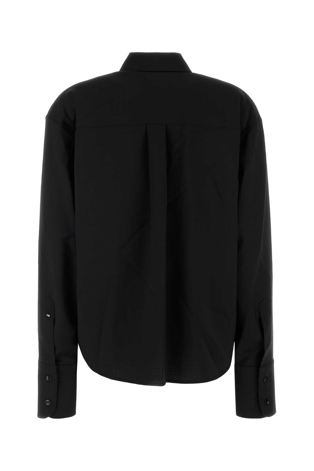 Sportmax Women Black Wool Mappa Shirt - 2