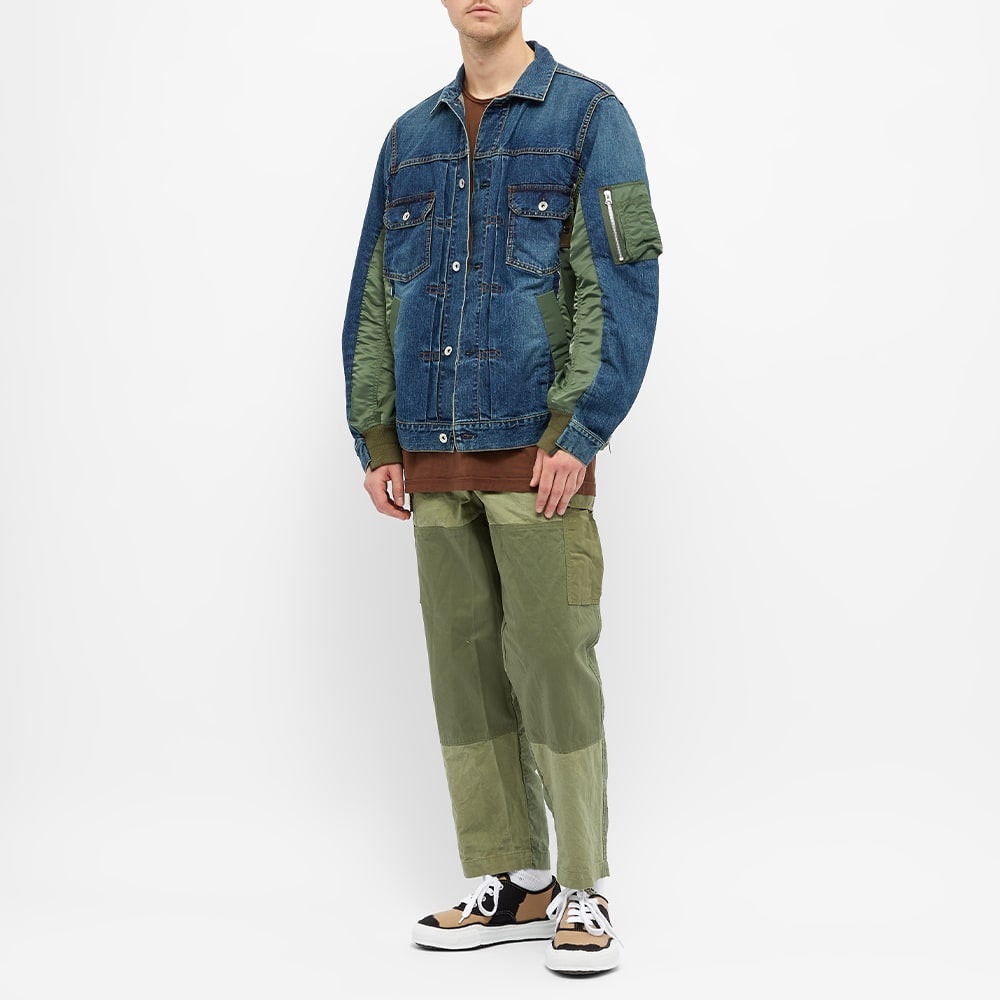 Sacai Denim x MA-1 Jacket - 7