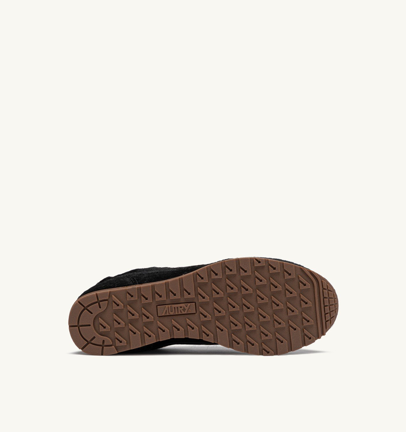WINDSPIN SNEAKERS IN BLACK PONY HAIR EFFECT - 4