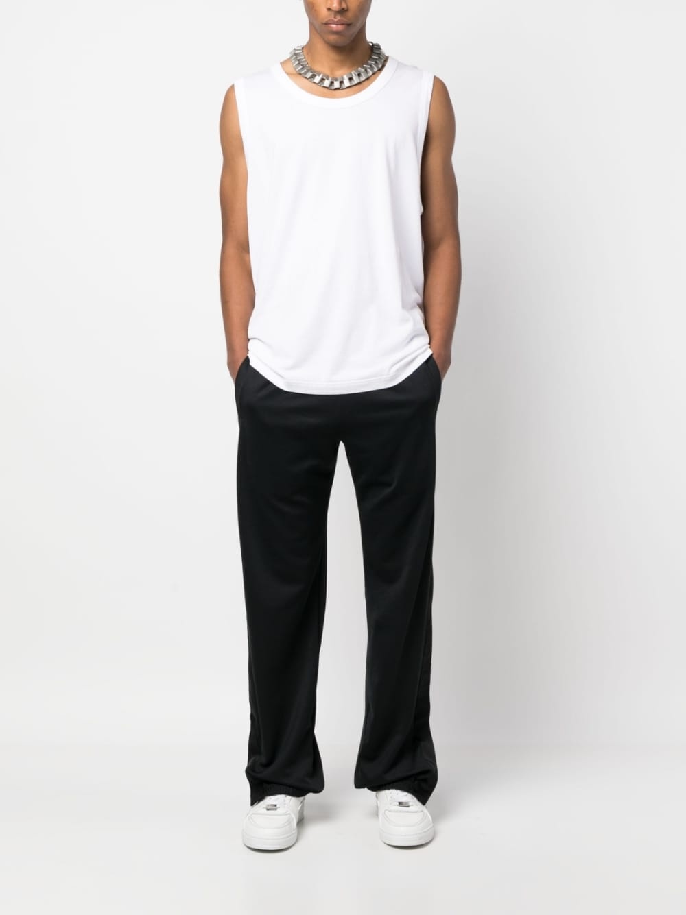 logo-patch straight-leg track pants - 2