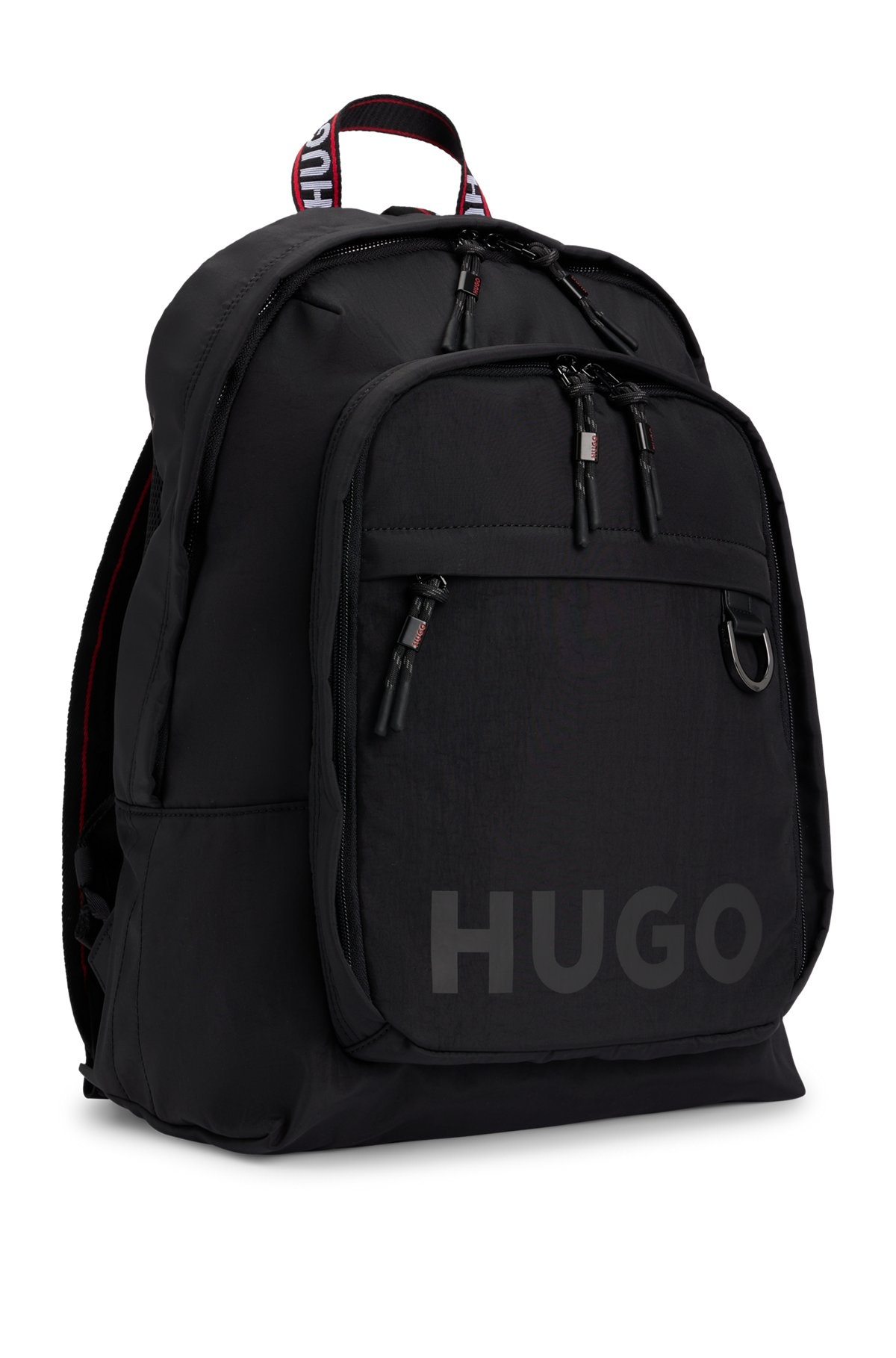 LOGO-PRINT BACKPACK WITH BRANDED HANDLES - 5