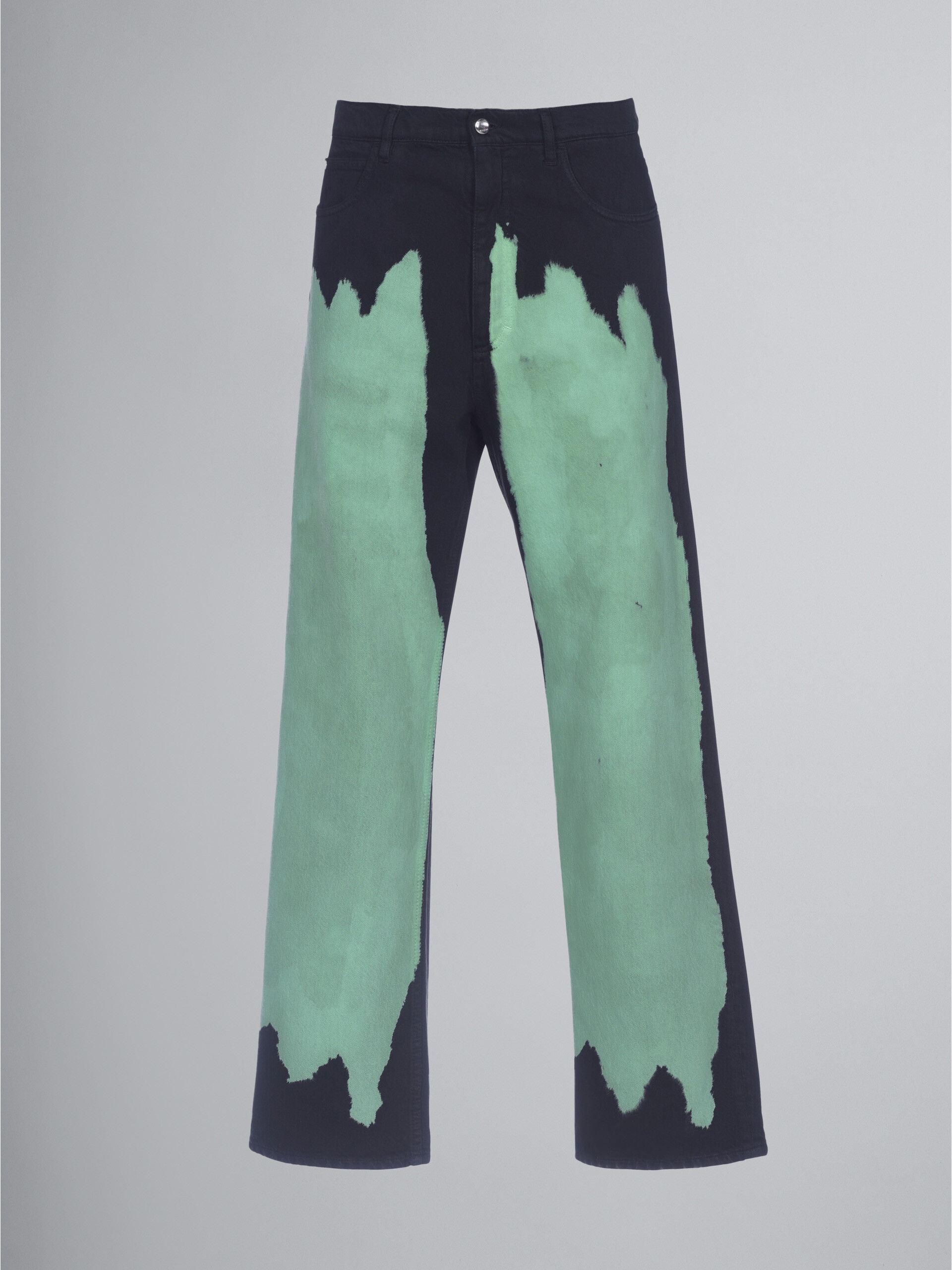 DOUBLE-DYED DENIM TROUSERS - 1