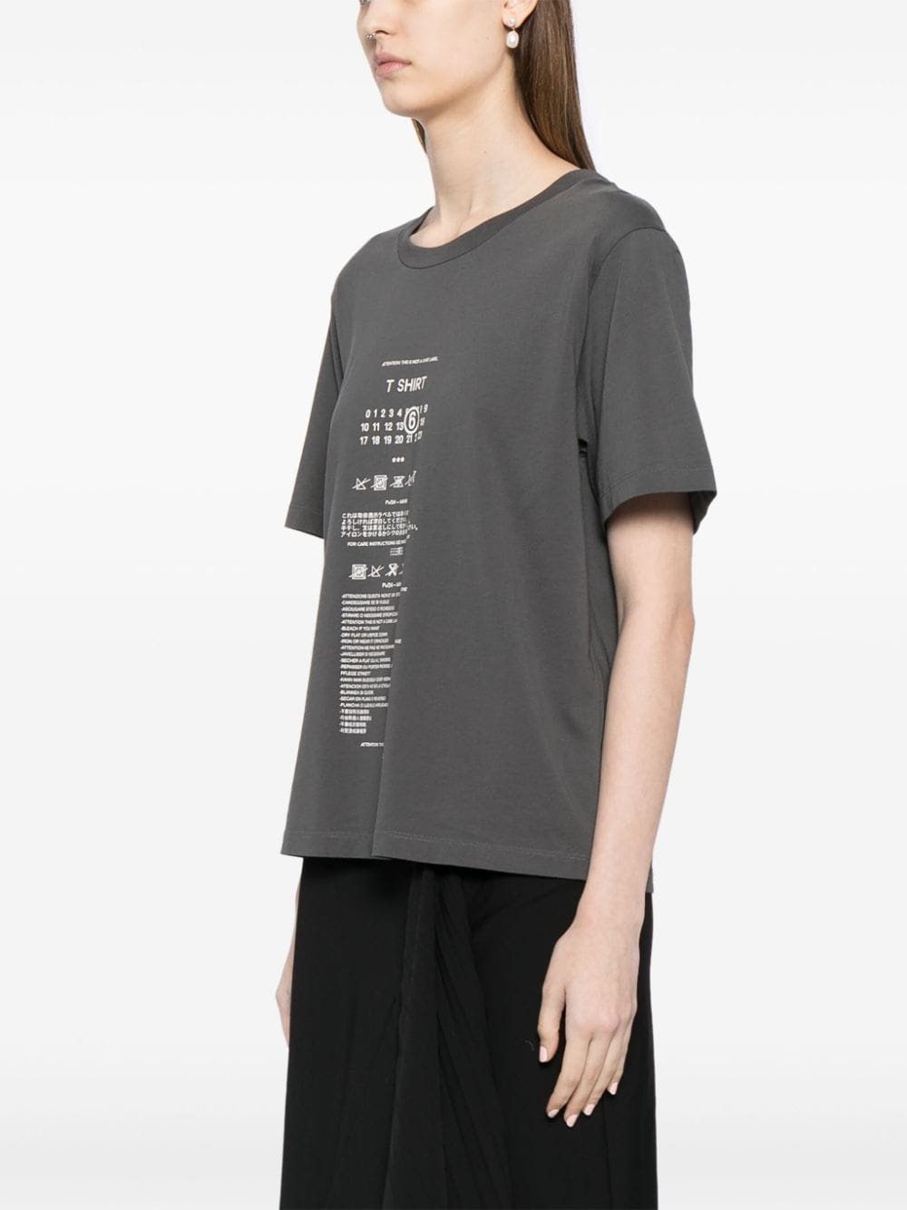 logo-print cotton T-shirt - 3