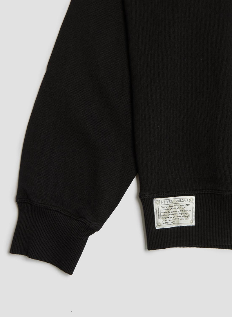 Embroidered Arrow Hoodie in Black 3