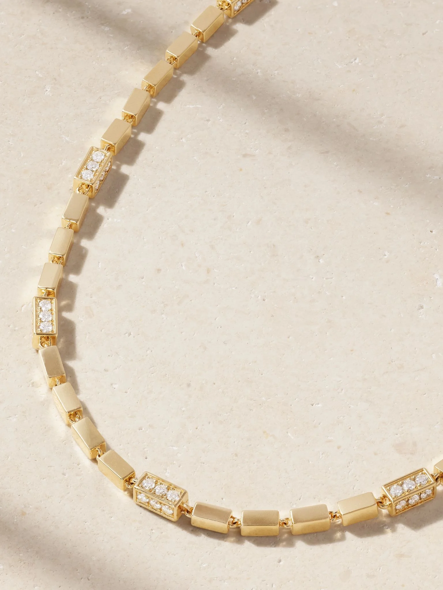 18-karat gold diamond necklace Gold - 1