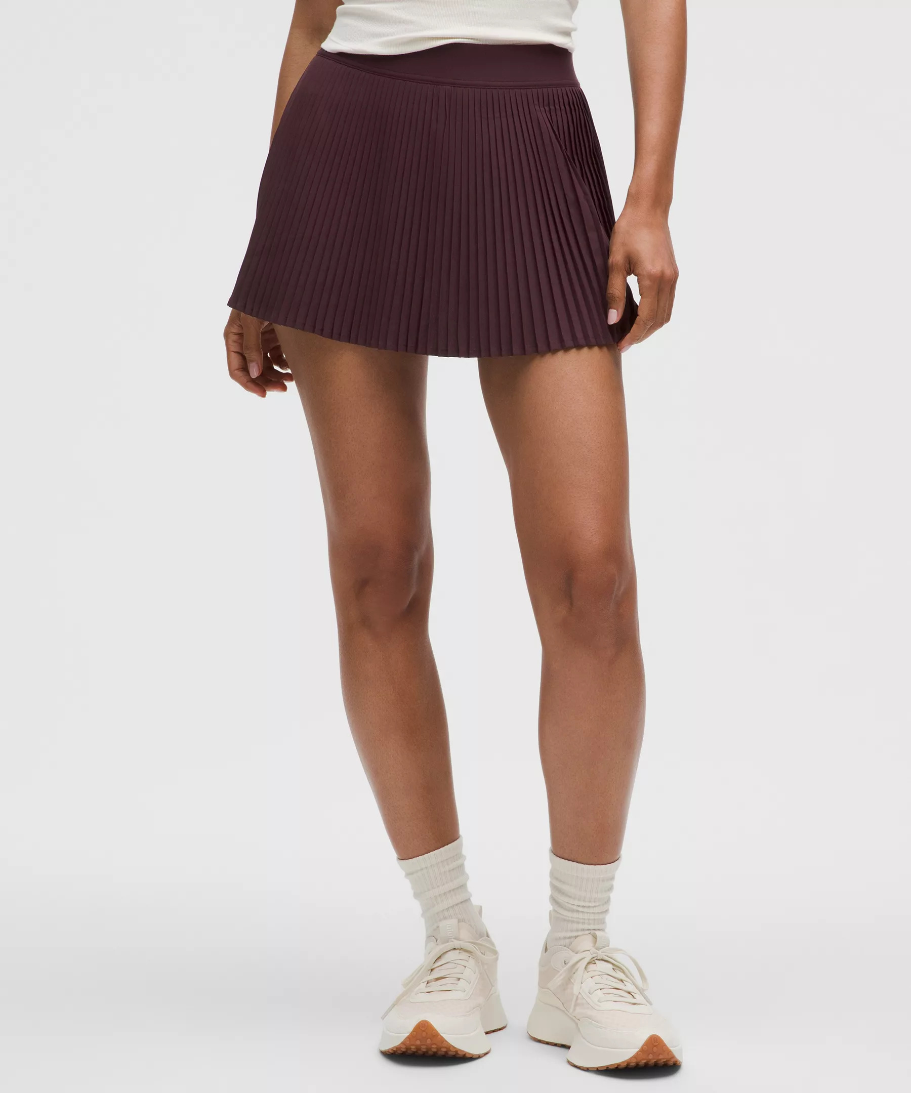 Varsity High-Rise Pleated Tennis Skirt - 2