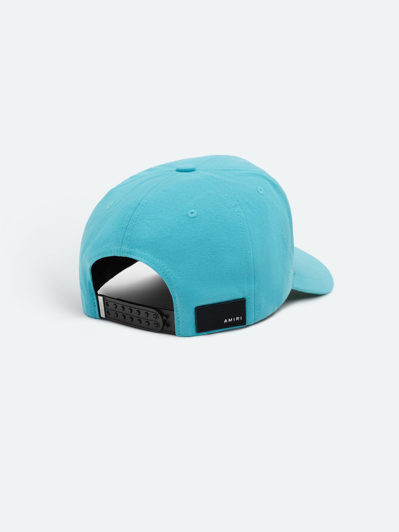 XO FULL CANVAS HAT- AQUA/WHITE 3