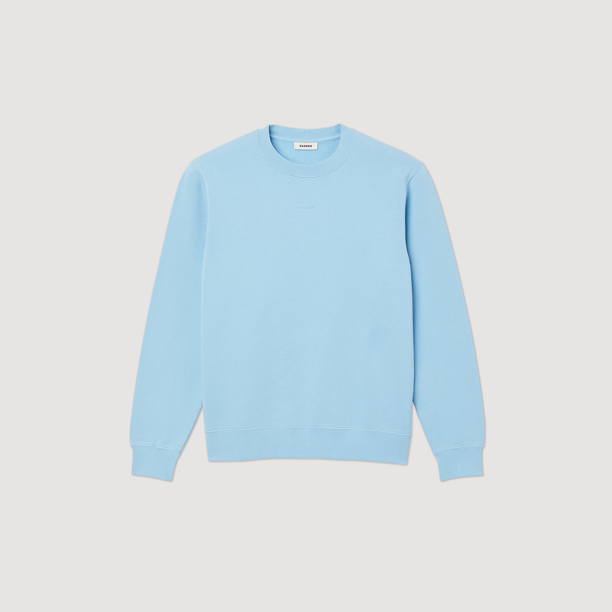 Embroidered fleece sweatshirt - 1