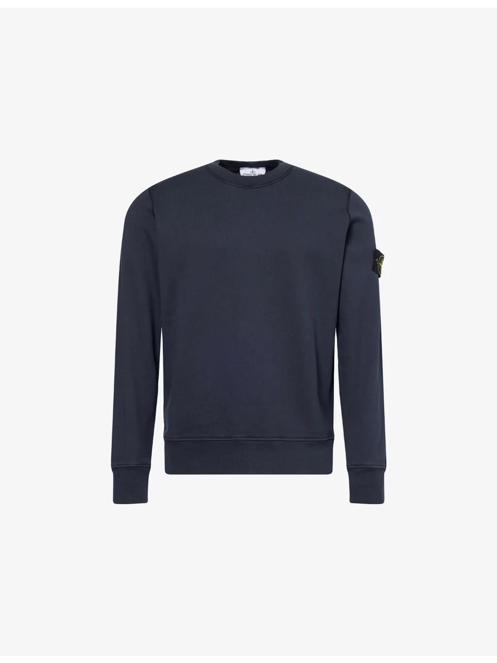 Brand-Patch Crewneck Cotton-Fleece Sweatshirt - 1