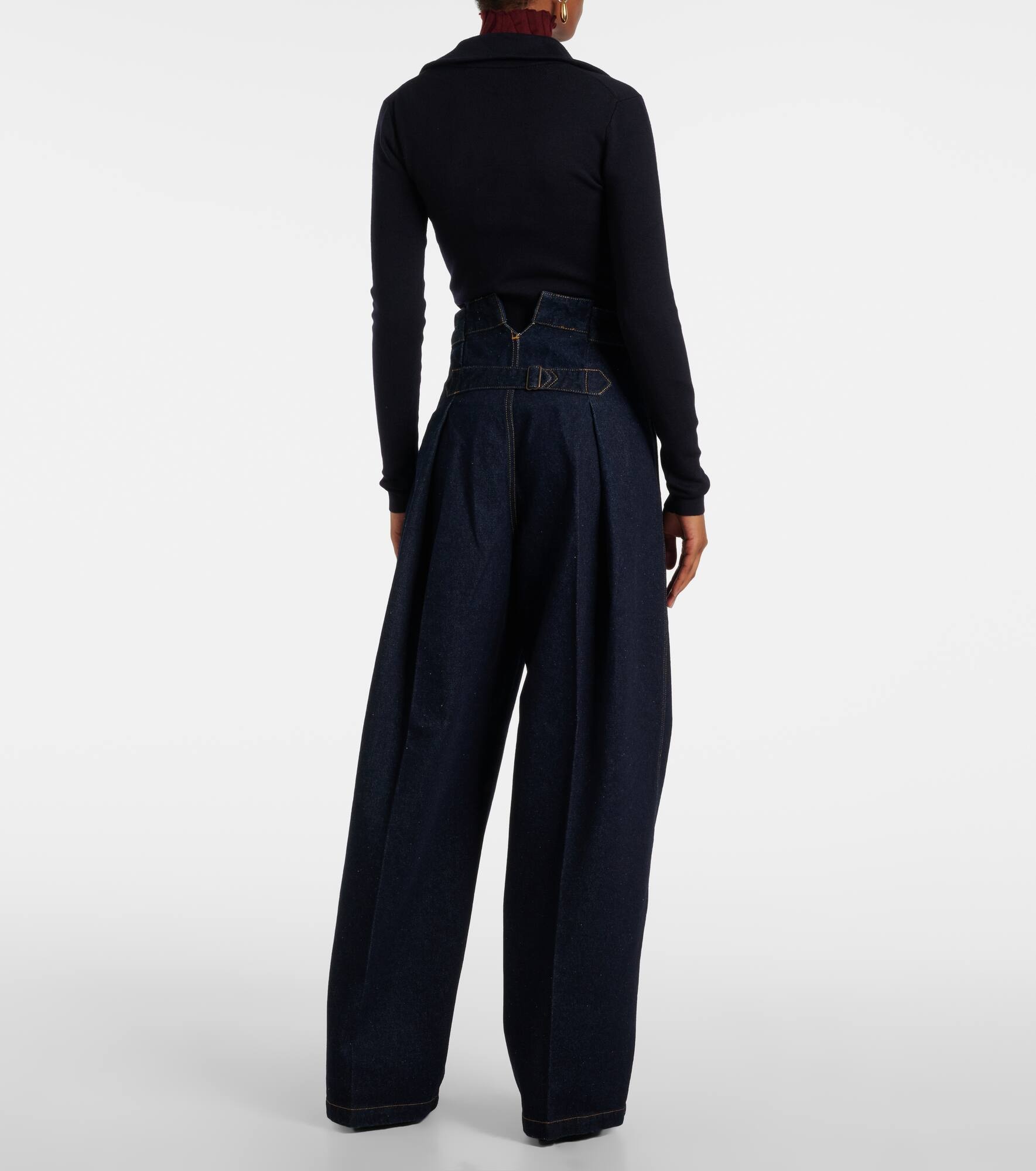 High-rise wide-leg jeans - 3