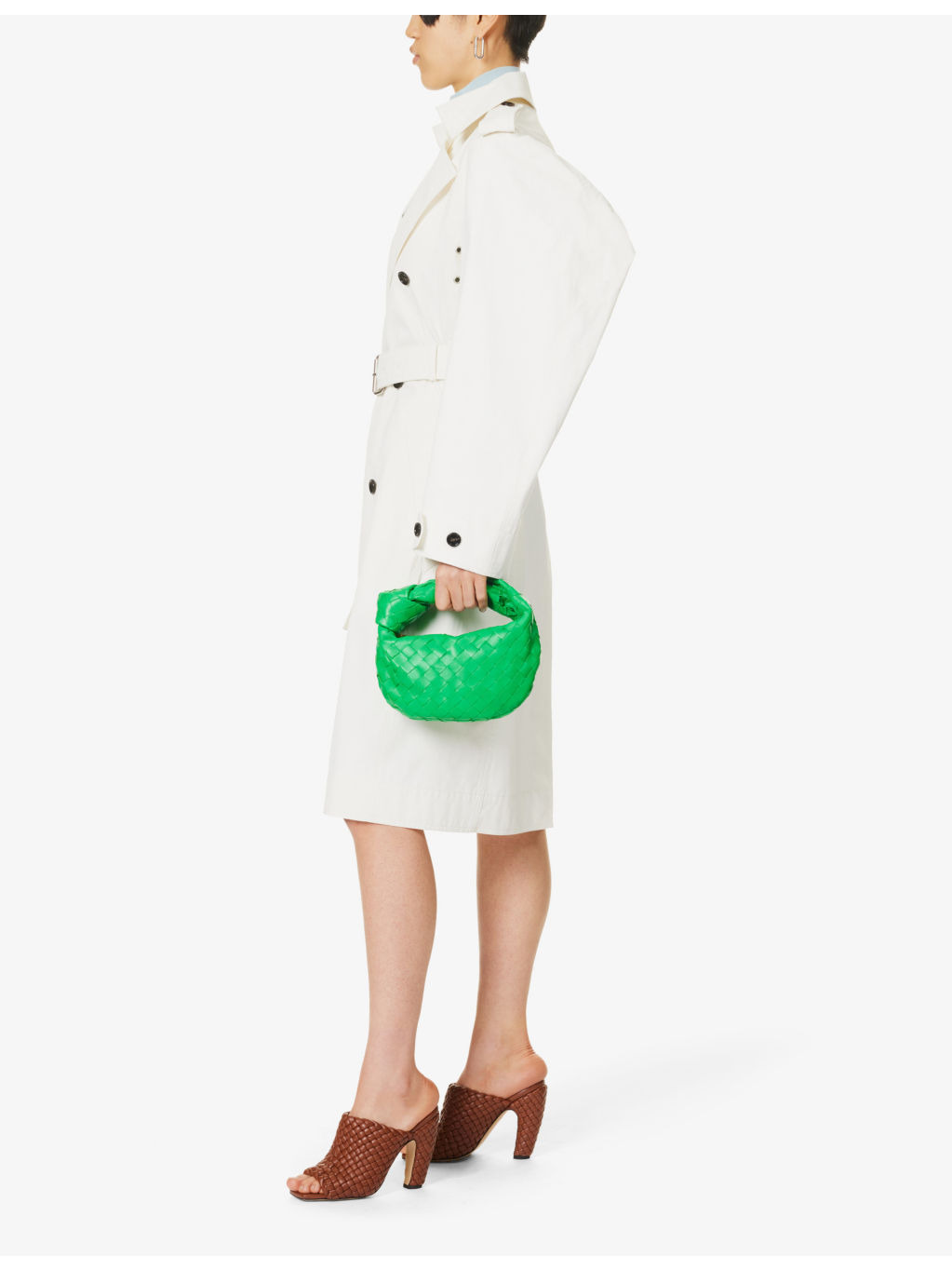 Mini Jodie Intrecciato leather top-handle bag - 2