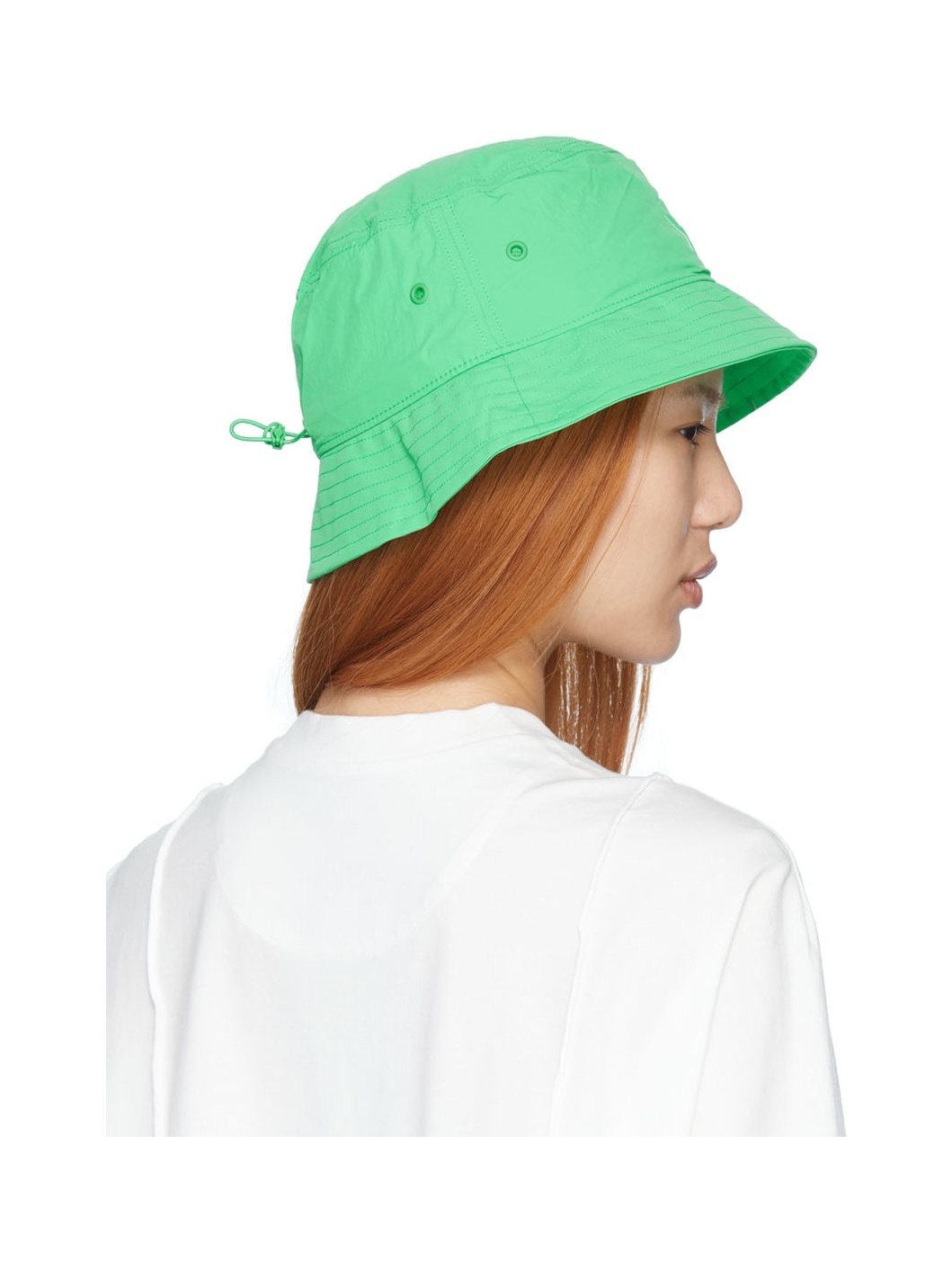 Green Logo Bucket Hat - 3