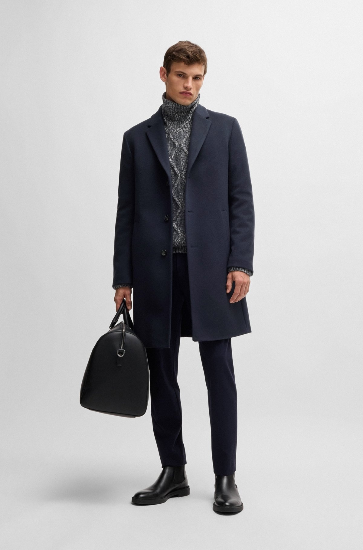 FORMAL COAT IN WOOL - 4