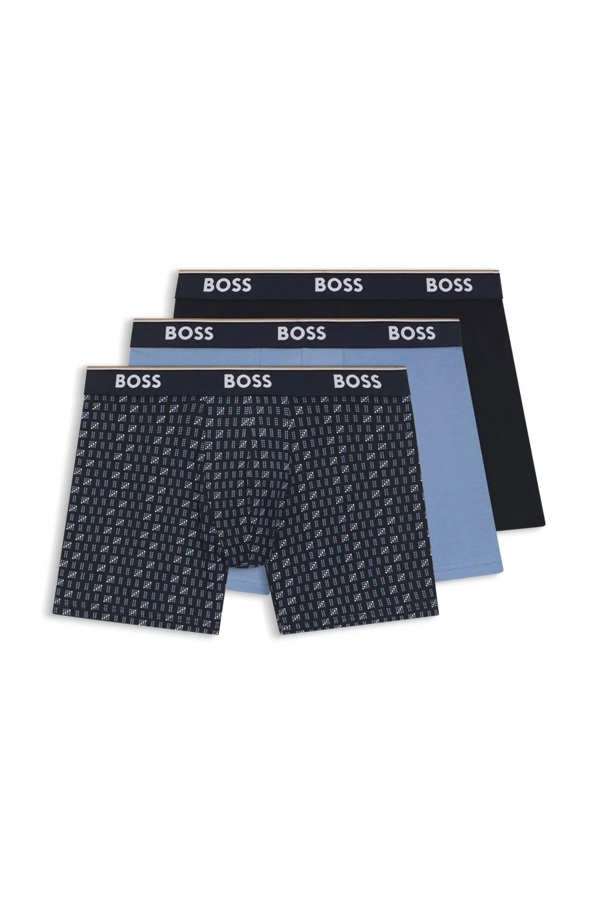 THREE-PACK OF STRETCH-COTTON BOXER BRIEFS - 1