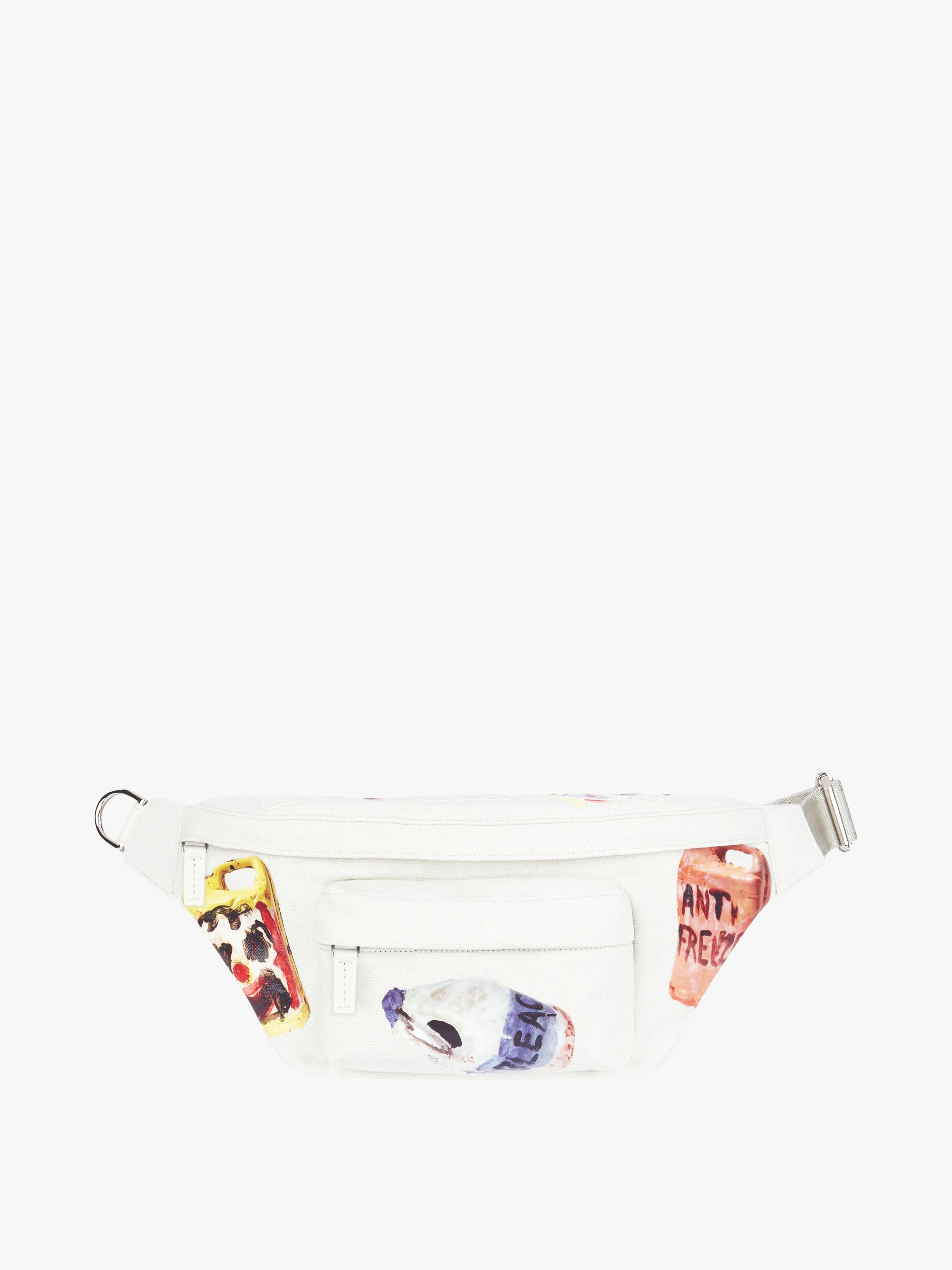 ESSENTIEL U BUM BAG IN CANVAS WITH CERAMIC PRINTS - 1