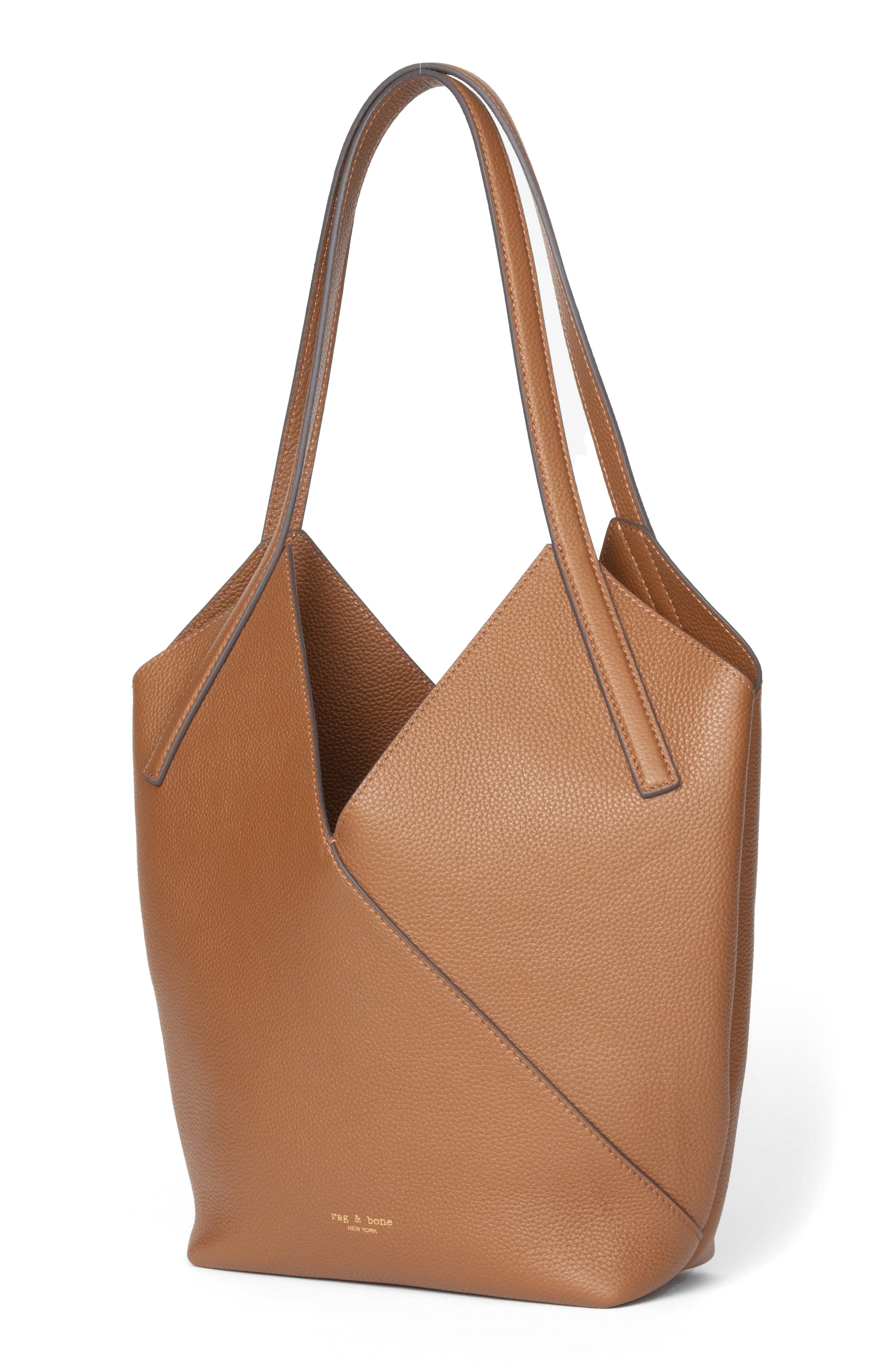 rag & bone Alix Leather Tote in Cognac at Nordstrom - 3