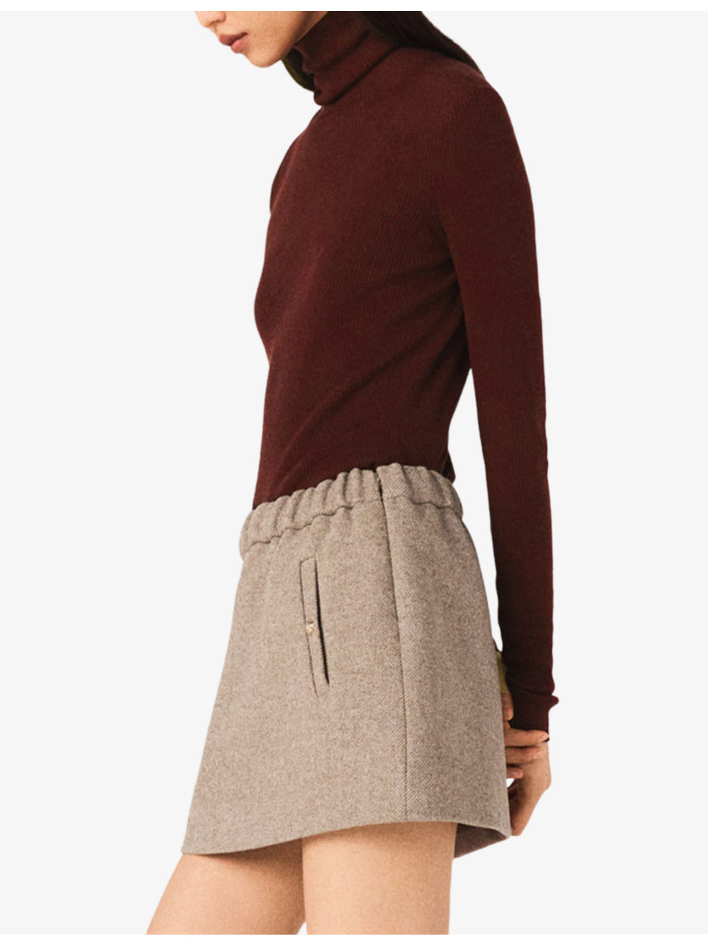 Roll-Neck Long-Sleeve Wool And Silk-Blend Jumper - 4
