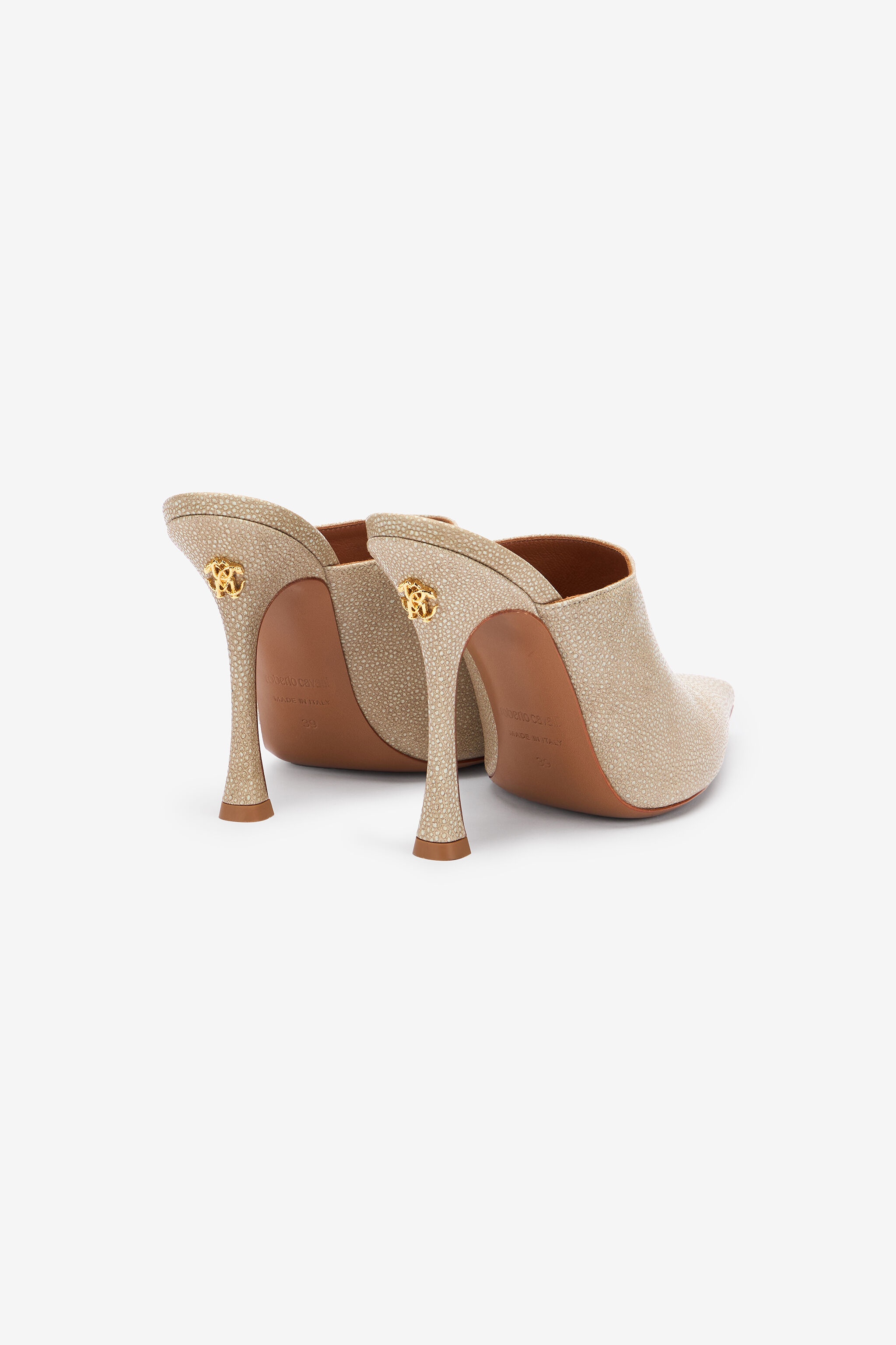Leather Pointed-Toe Mules - 3