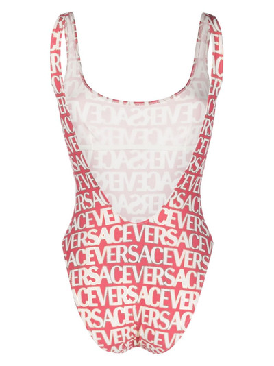 VERSACE Allover logo-print swimsuit outlook