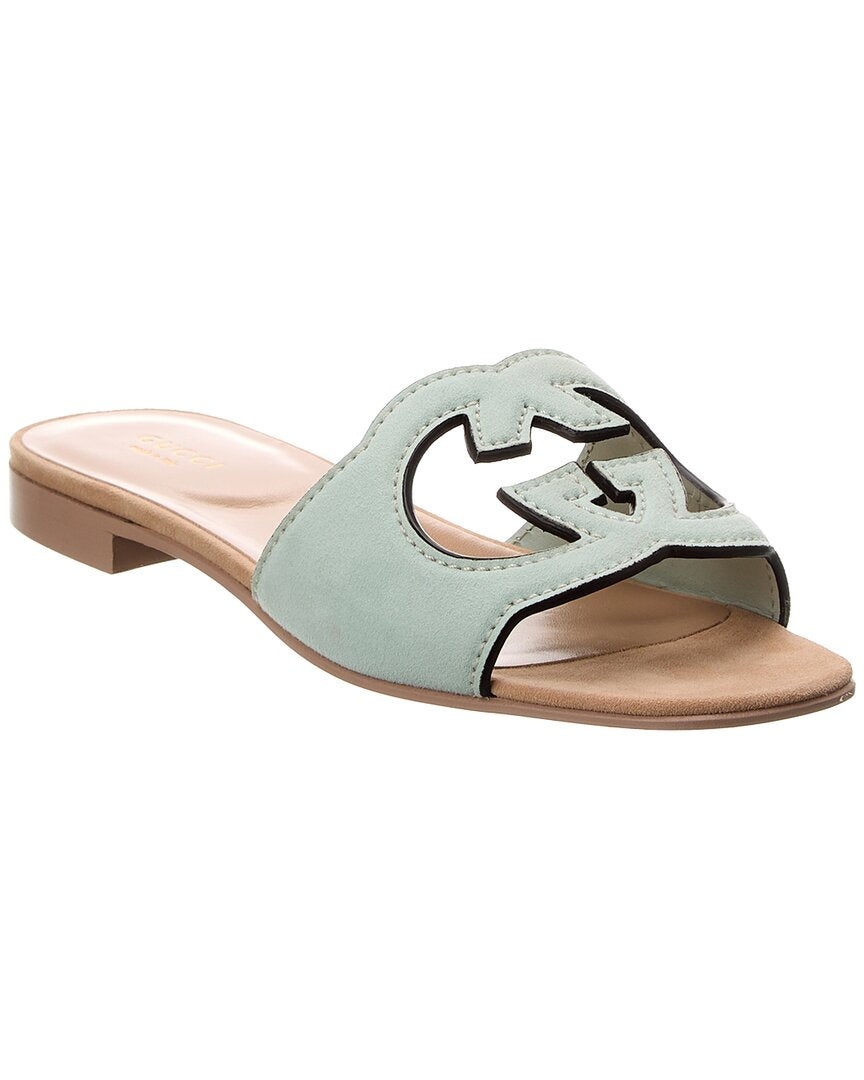 Gucci Interlocking G Slide Sandals - 2