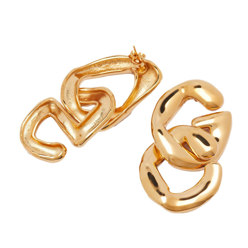 GCDS GCDS Logo Melting Earrings outlook