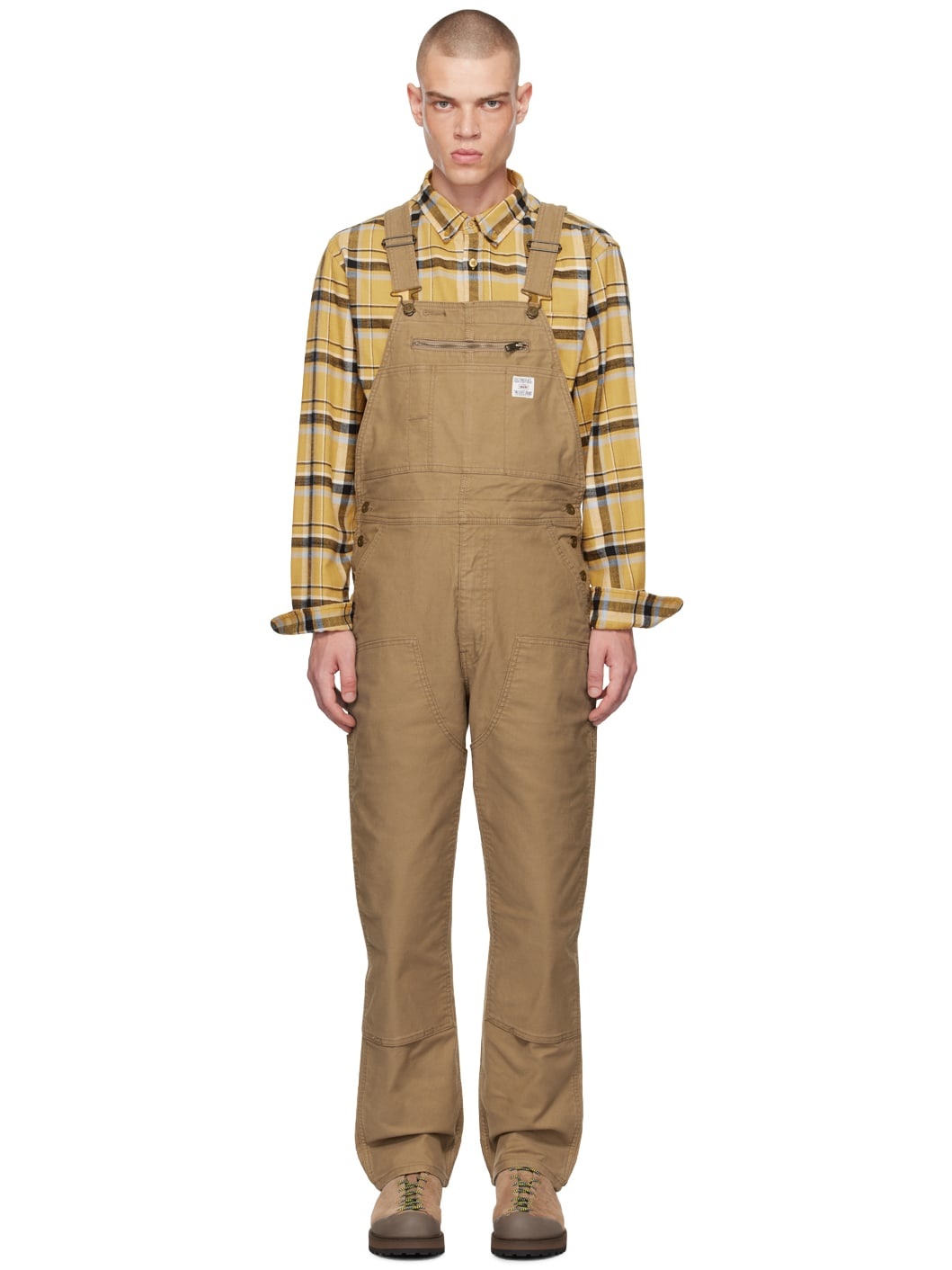 Levi's Brown Workwear Bib Denim Overalls REVERSIBLE