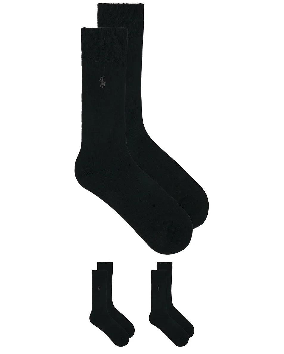 Soft Touch Flat Knit Dress Socks 3-Pack - 1