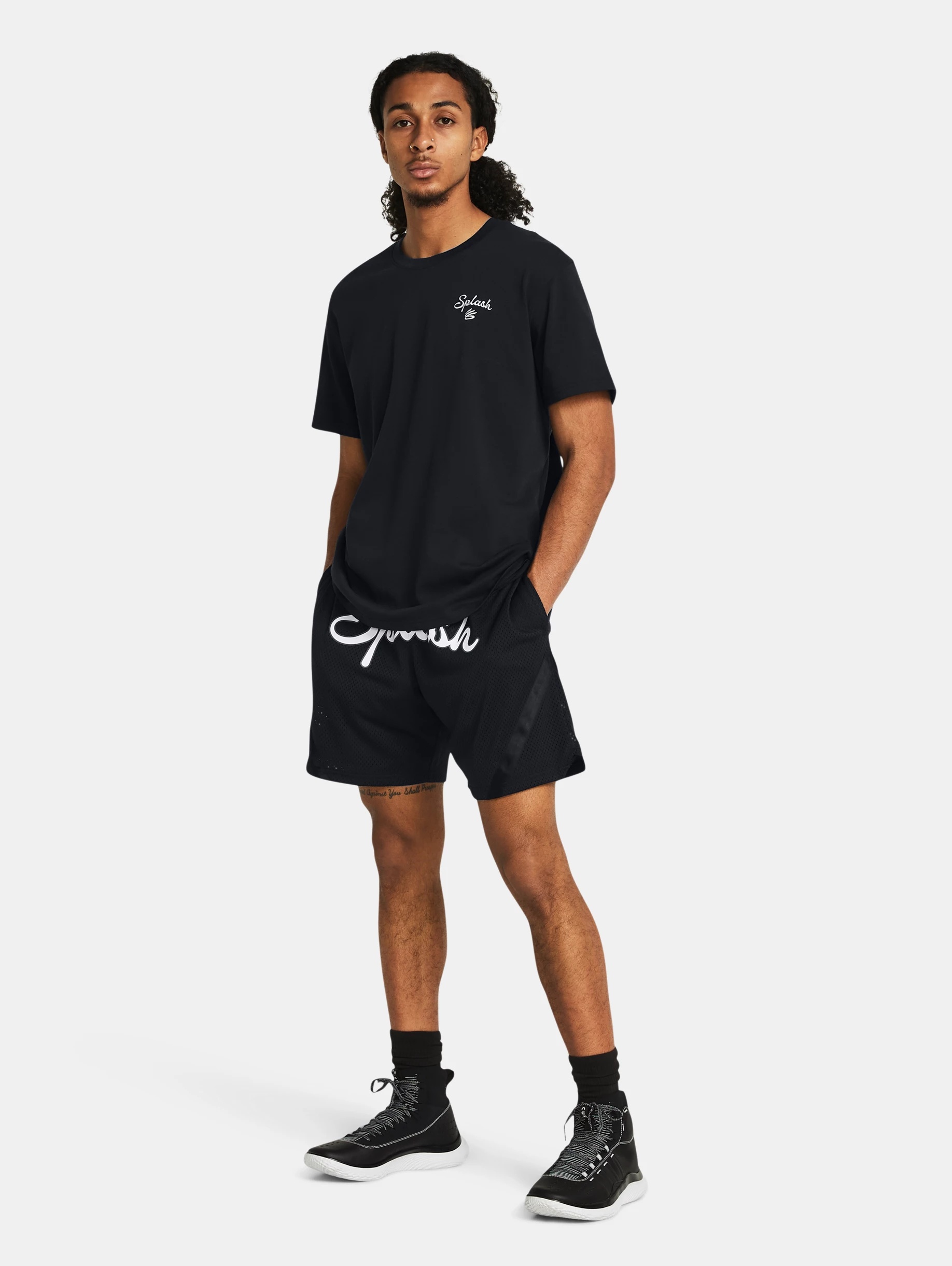 Men's Curry Embroidered Splash T-Shirt - 5