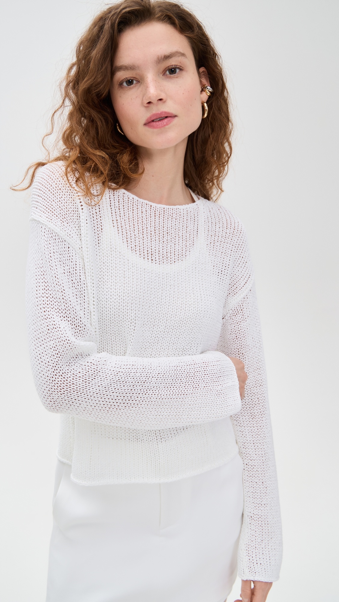 Coated Cotton Pullover - 1