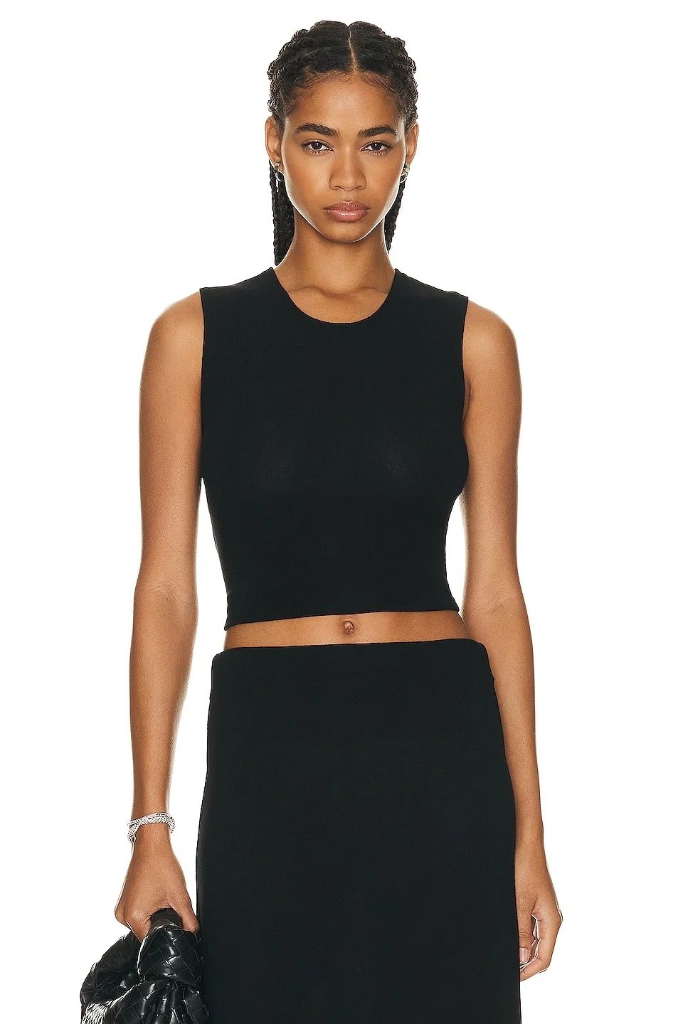 Lauren Sleeveless Crewneck Top - 1