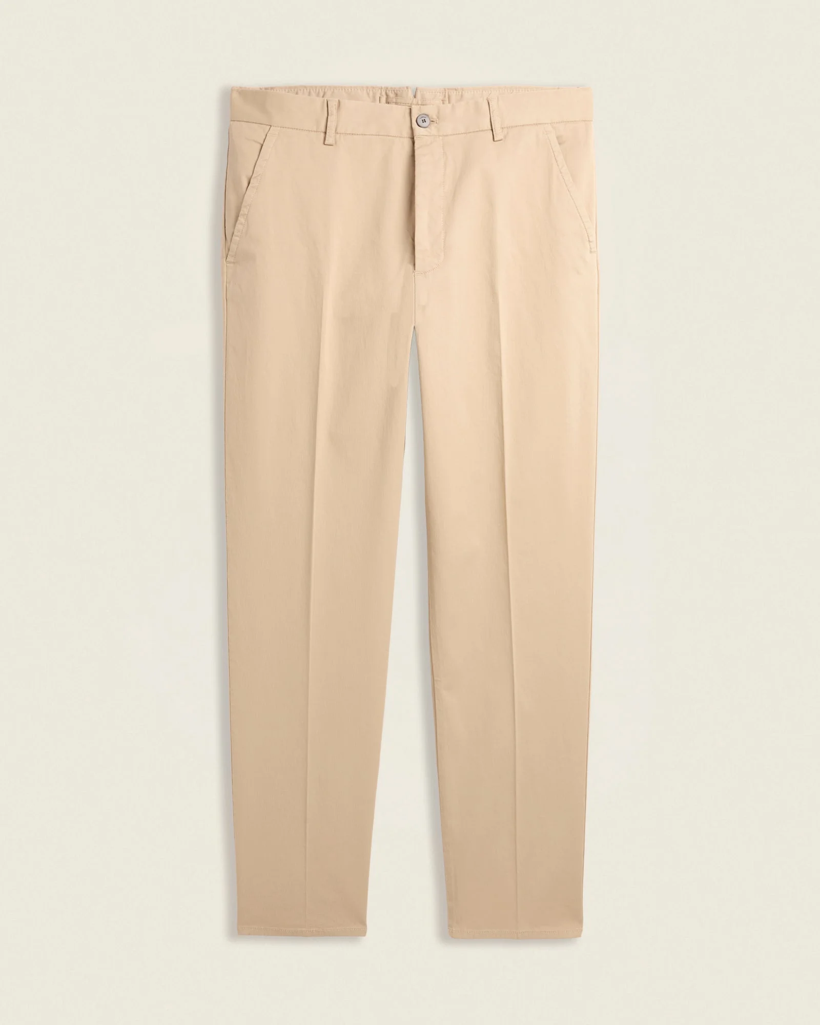 Straight-fit comfort cotton trousers - 1