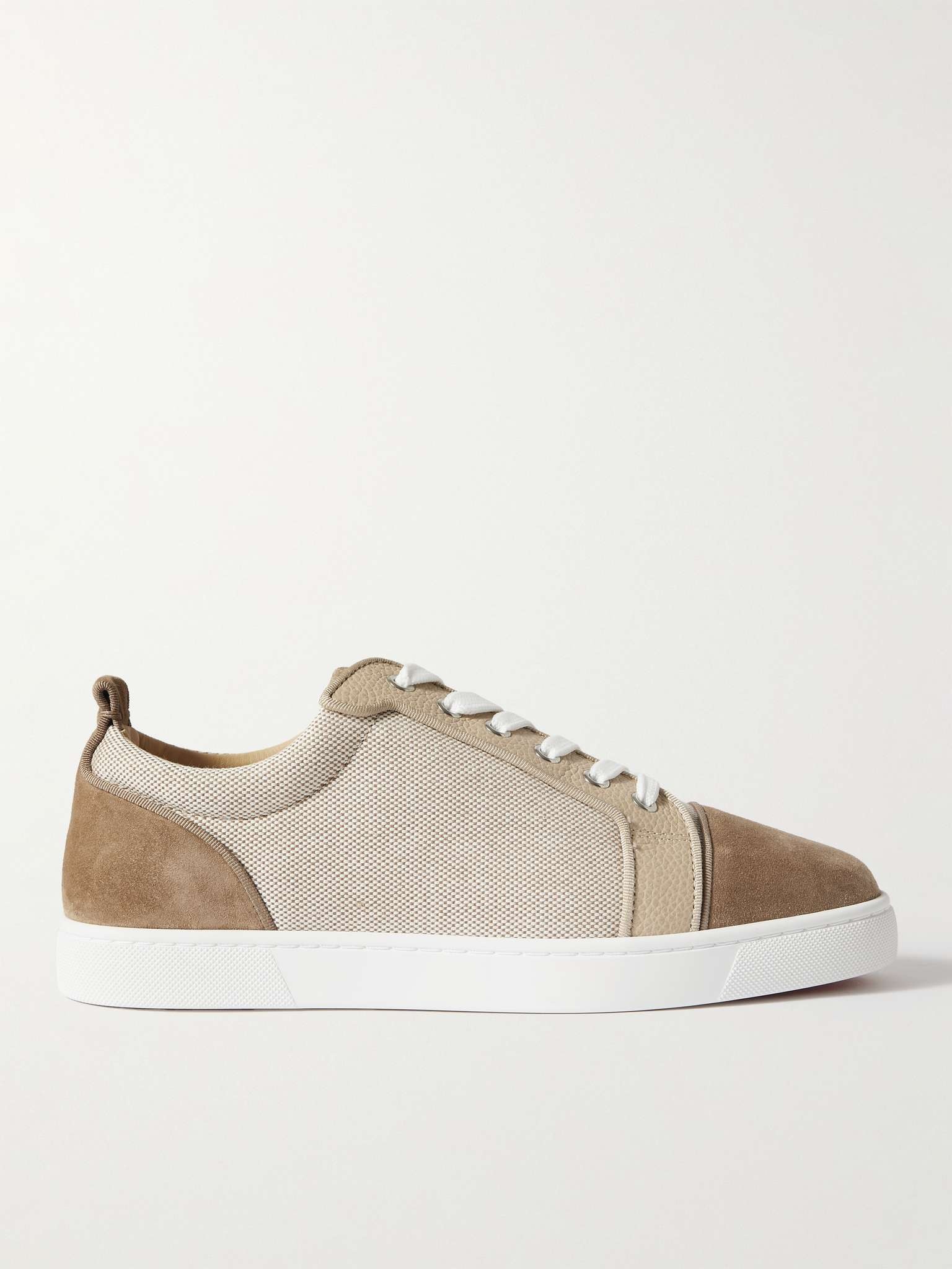 Louis Junior Linen, Leather and Suede Leather Sneakers - 1