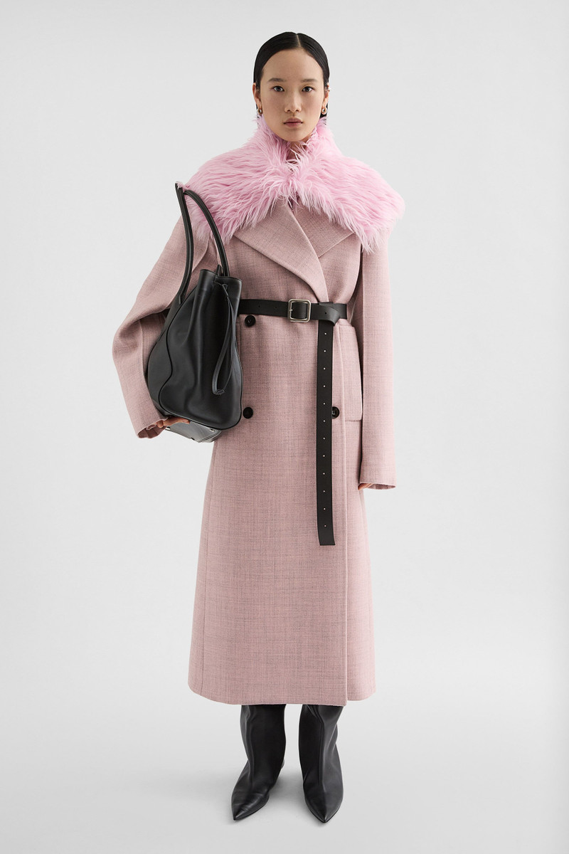 Jil Sander Melanged Wool Coat outlook
