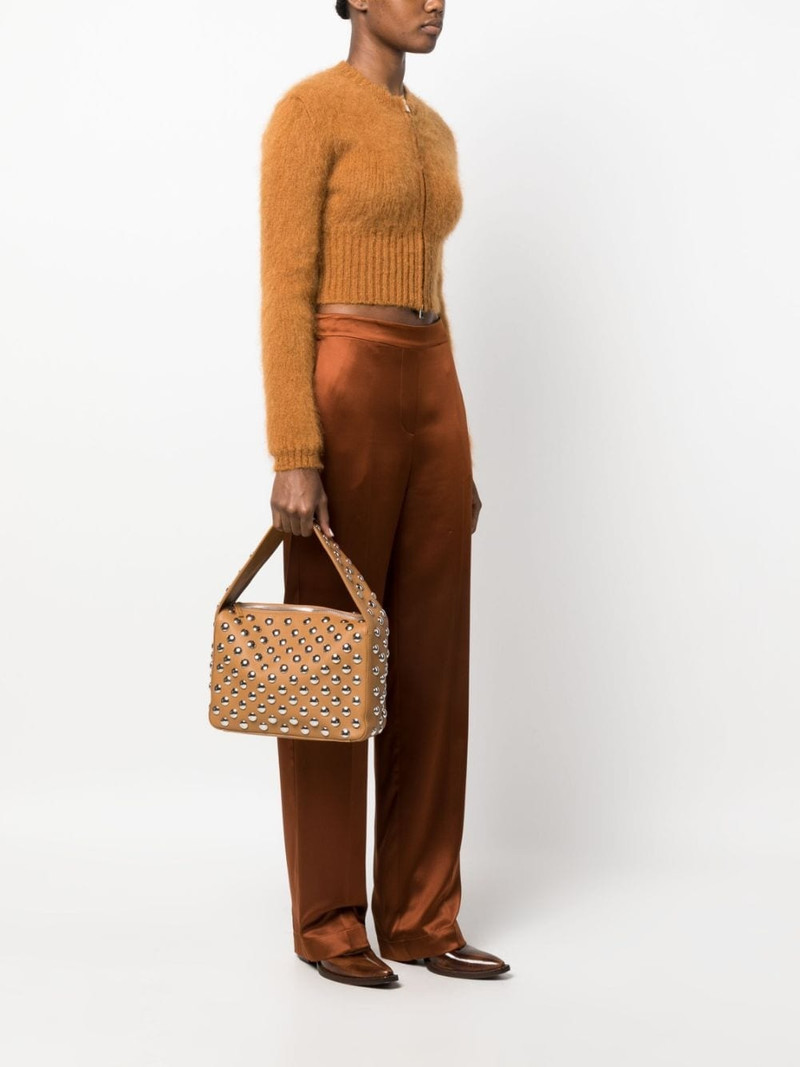 KHAITE Elena studded shoulder bag outlook