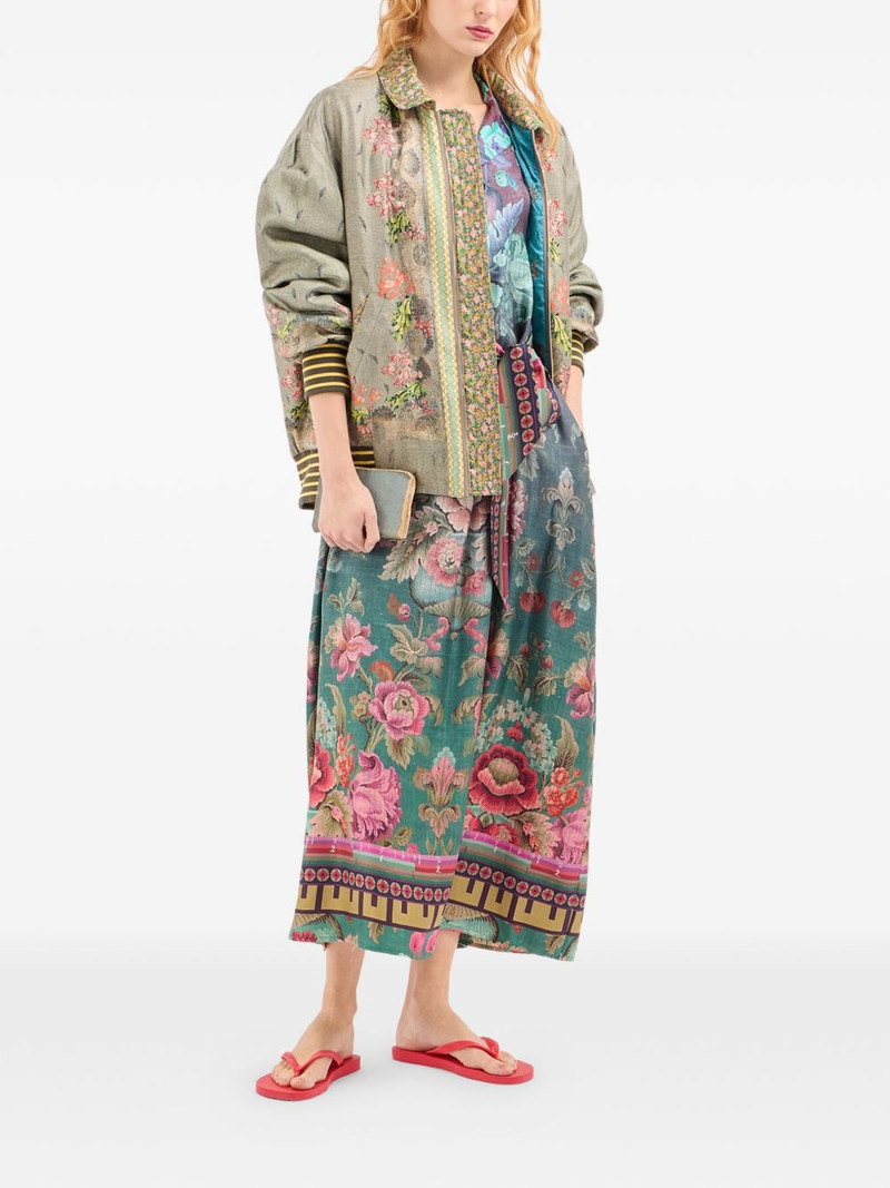 Pierre-Louis Mascia floral-motif belted shirt dress outlook