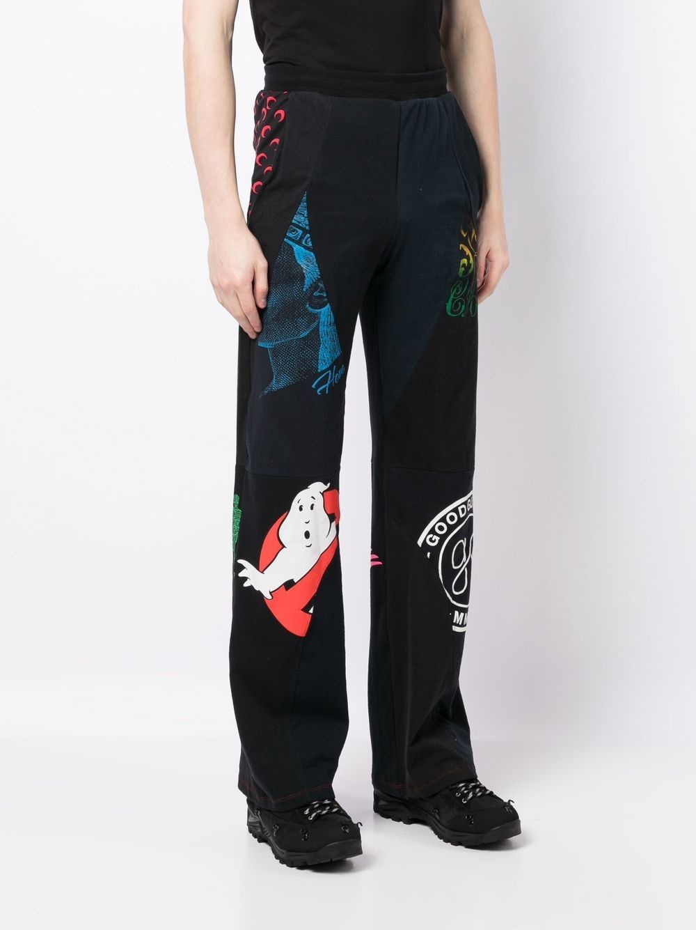 graphic-print trousers - 3