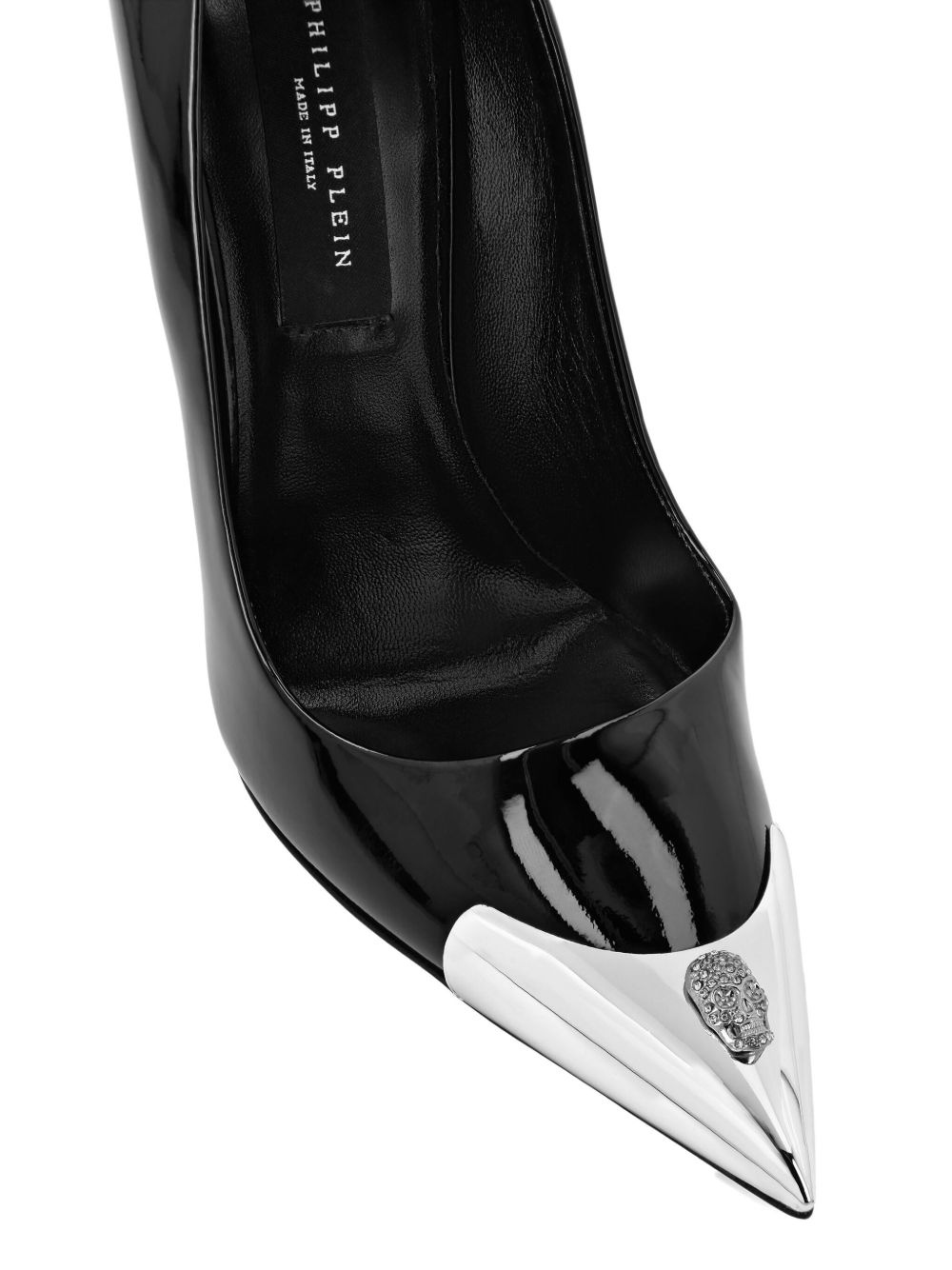 120mm patent pointed-toe pumps - 4