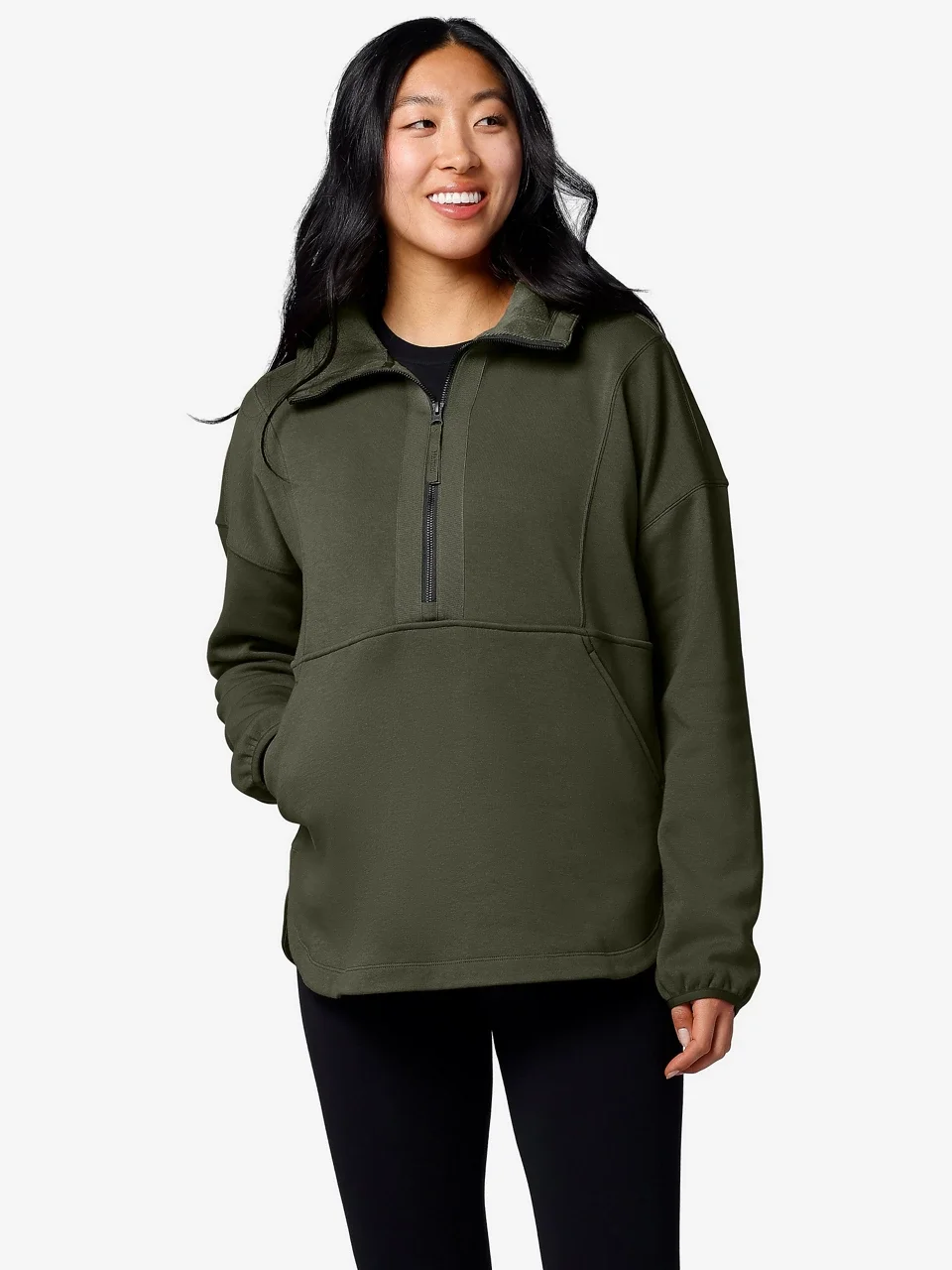 Women's Hideaway Plush Half-Zip Hoodie - 1