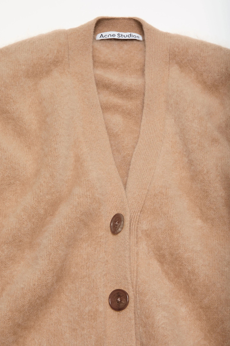 Cashmere cardigan - Light brown 4