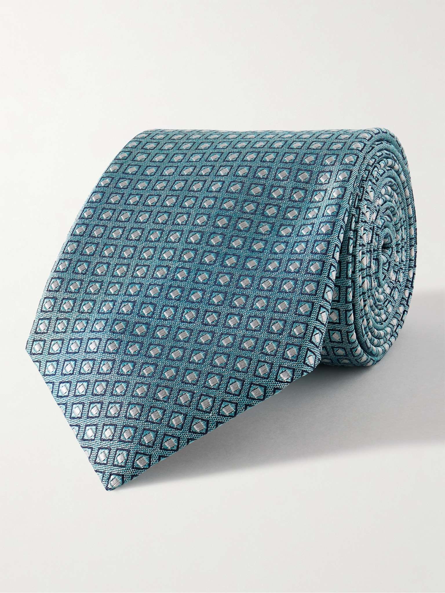 8cm Silk-Jacquard Tie - 1
