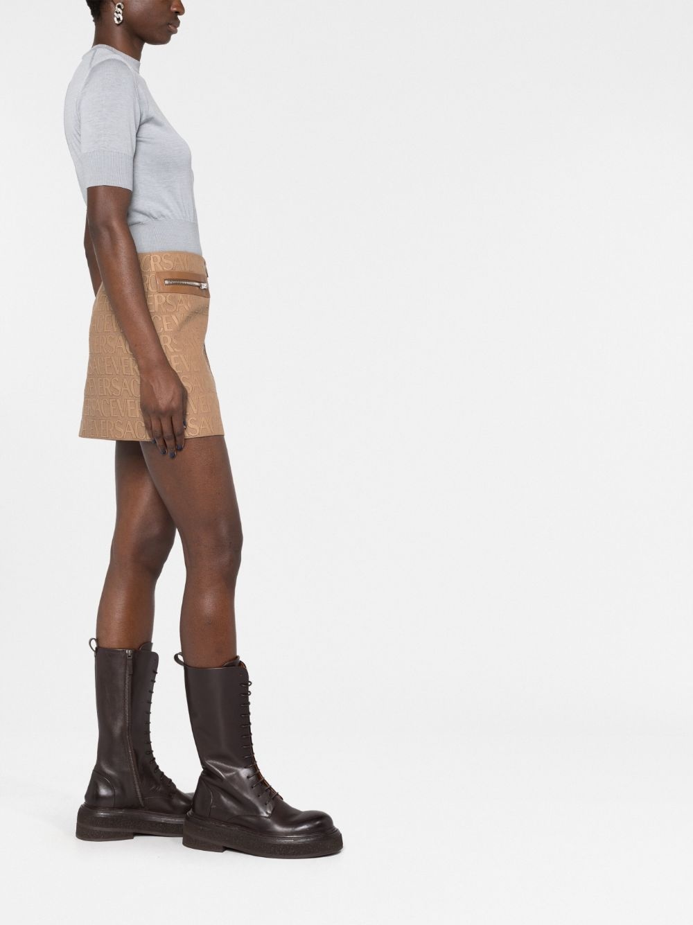 Versace Allover miniskirt - 4