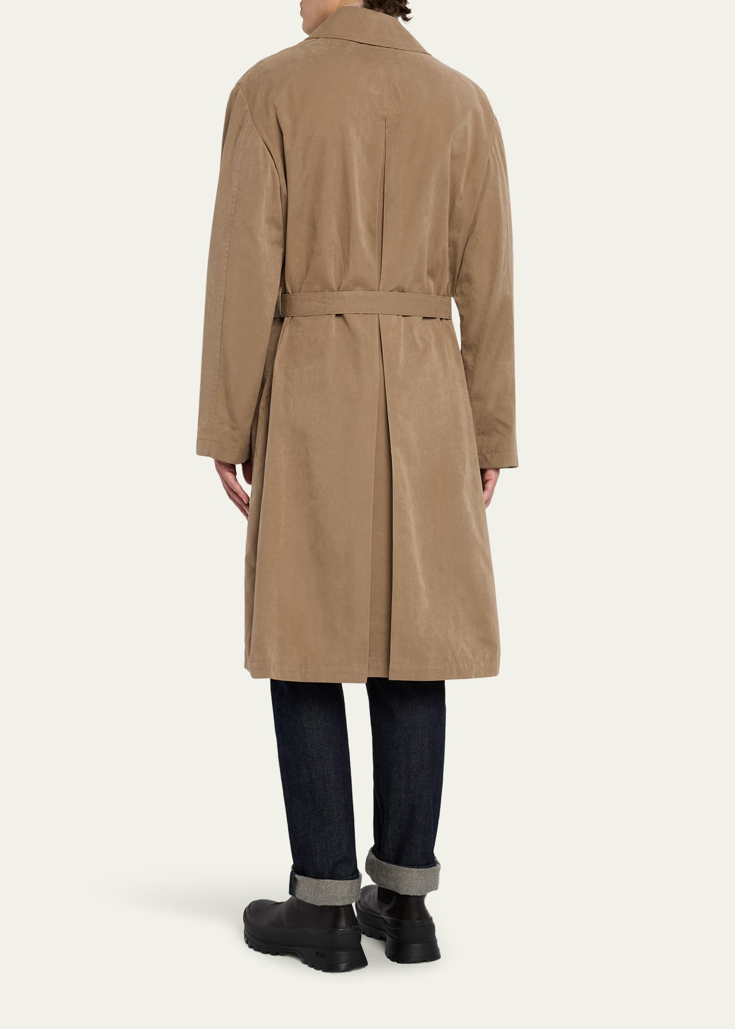 Men's Mustang Belted Rain Coat - 3